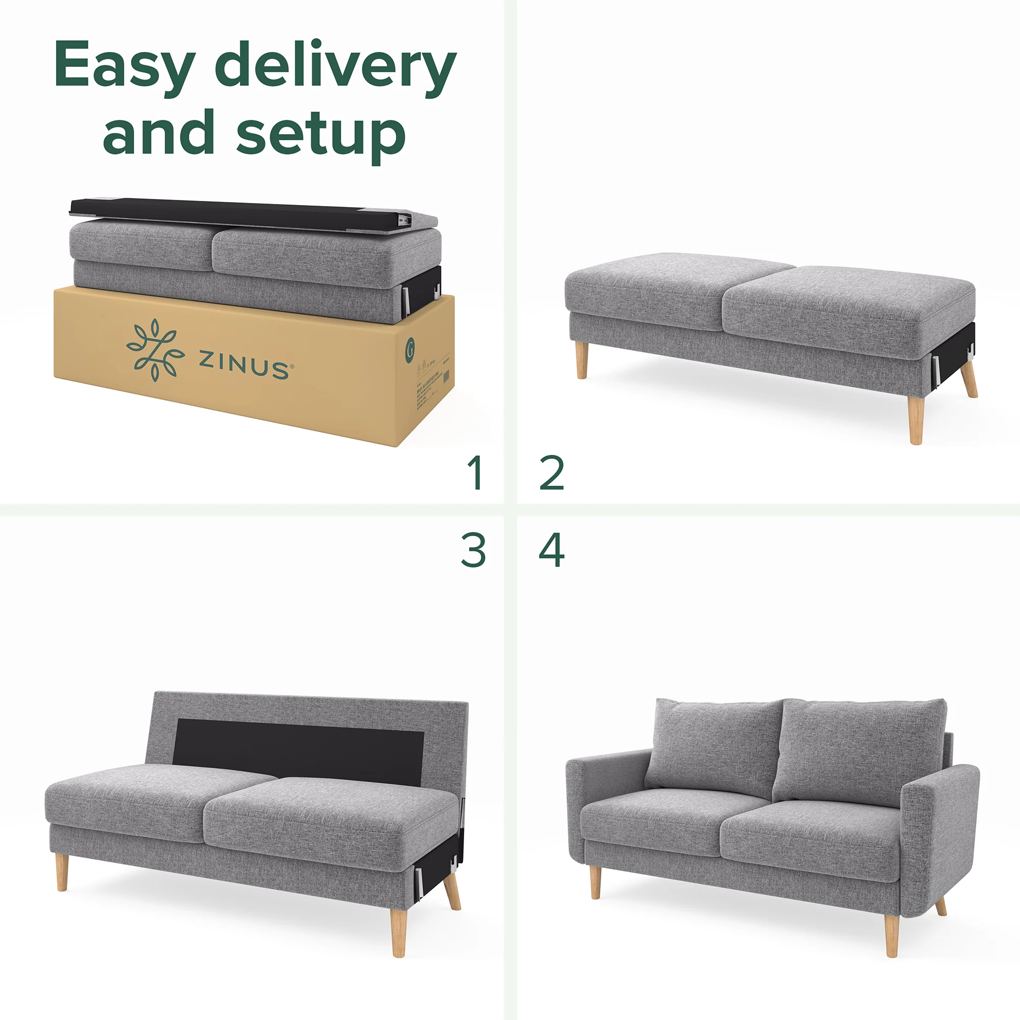 2 Seater York Sofa - Image 4