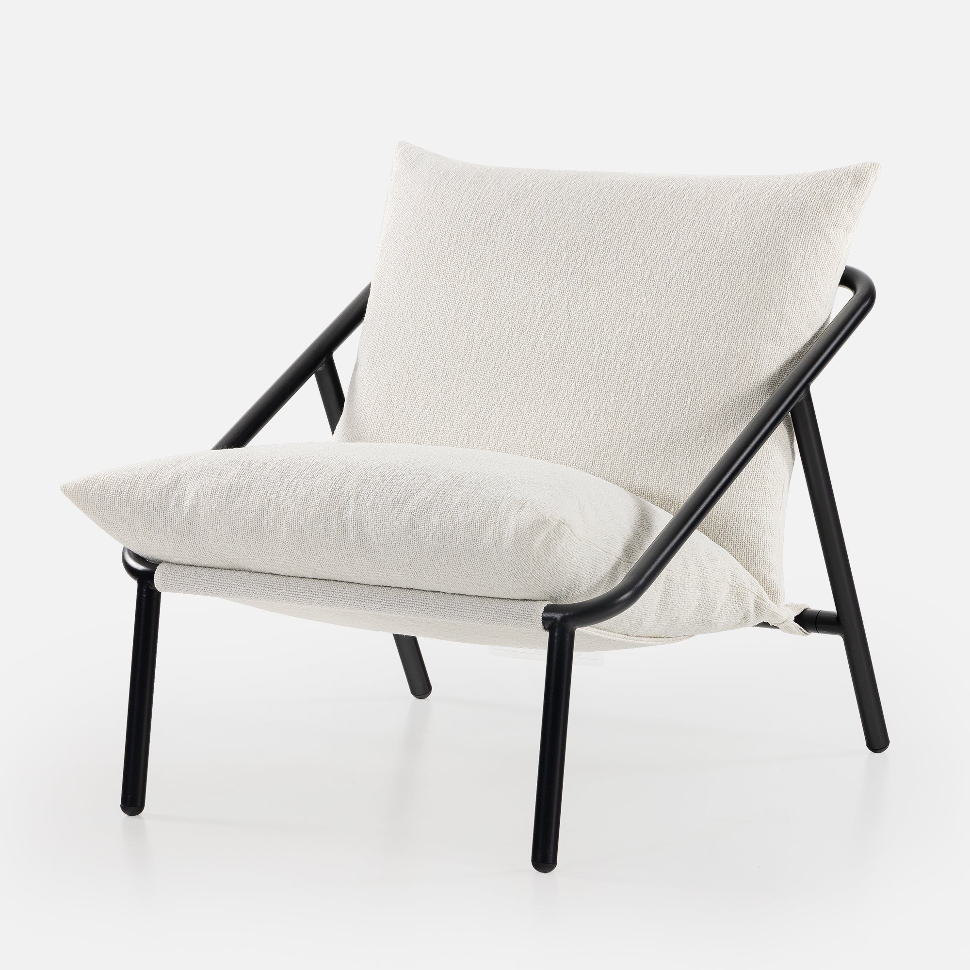 Ada Boucle White Sling Chair - Image 7