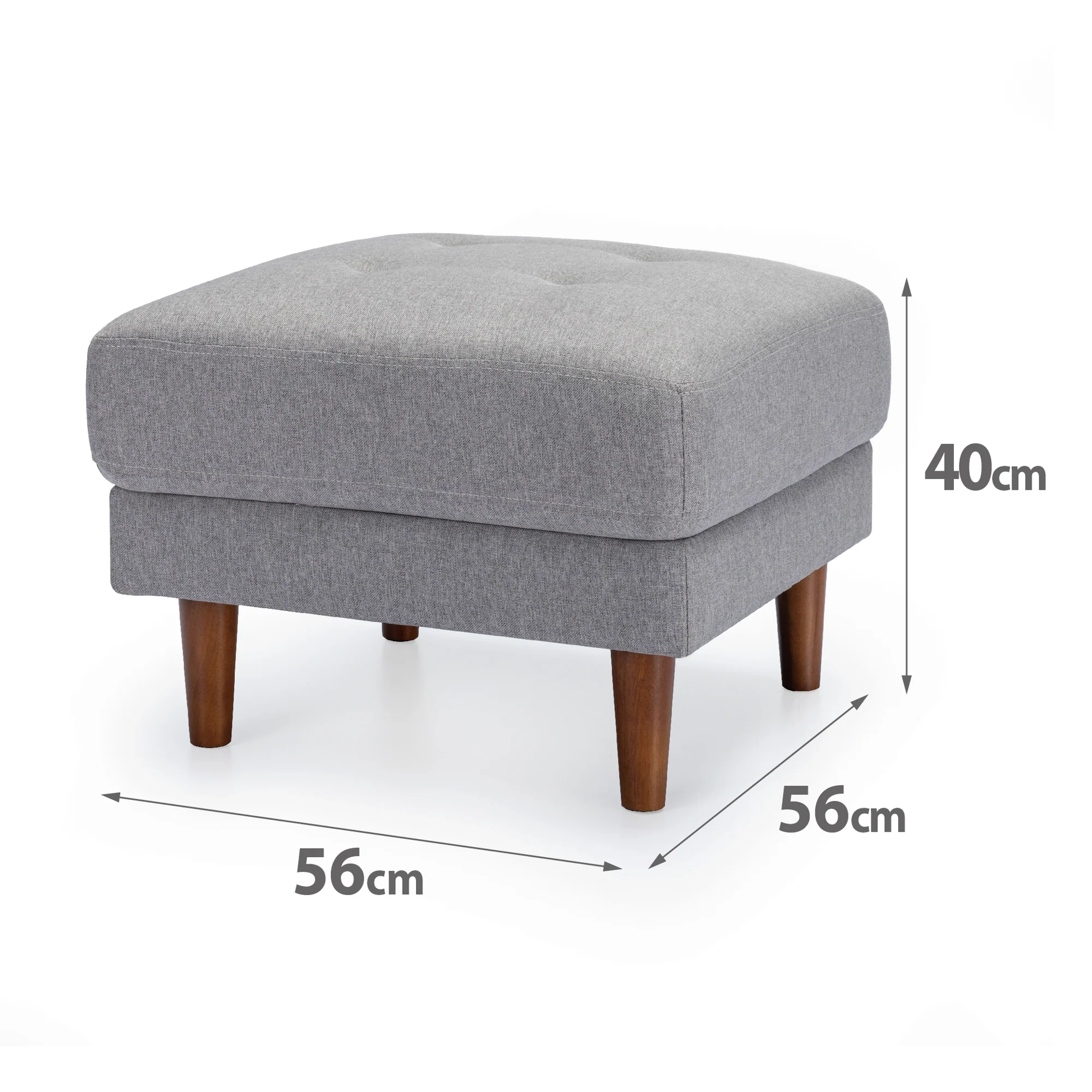 Adair Mid Century Ottoman - Image 4