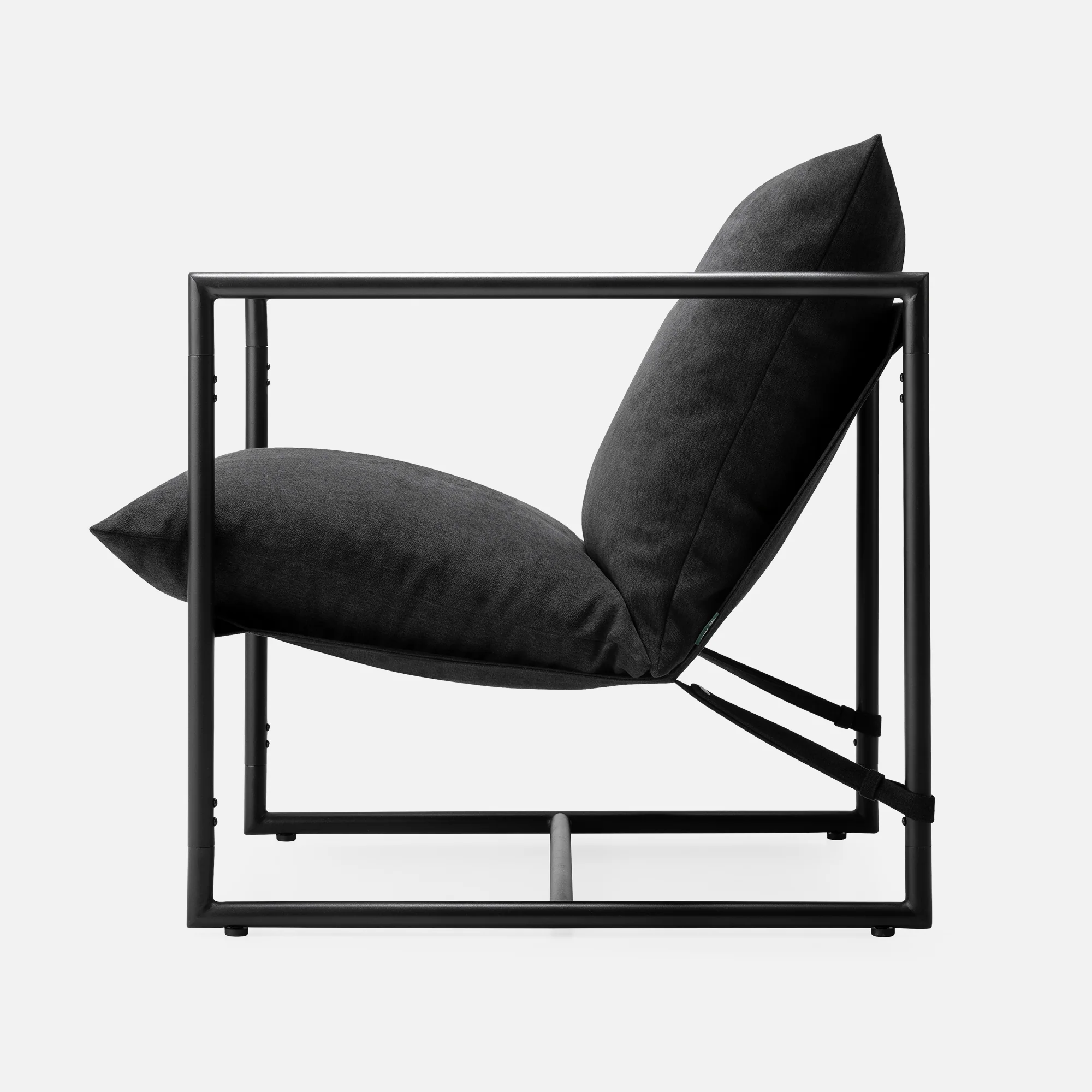 Aidan Sling Accent Chair - Black - Image 6