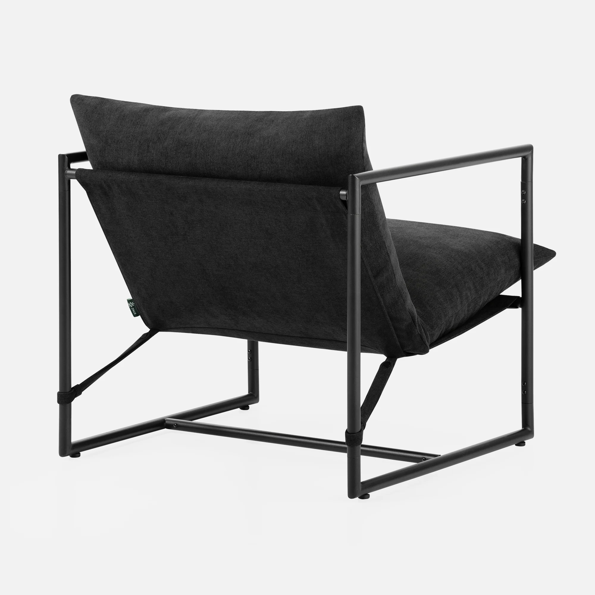 Aidan Sling Accent Chair - Black - Image 7