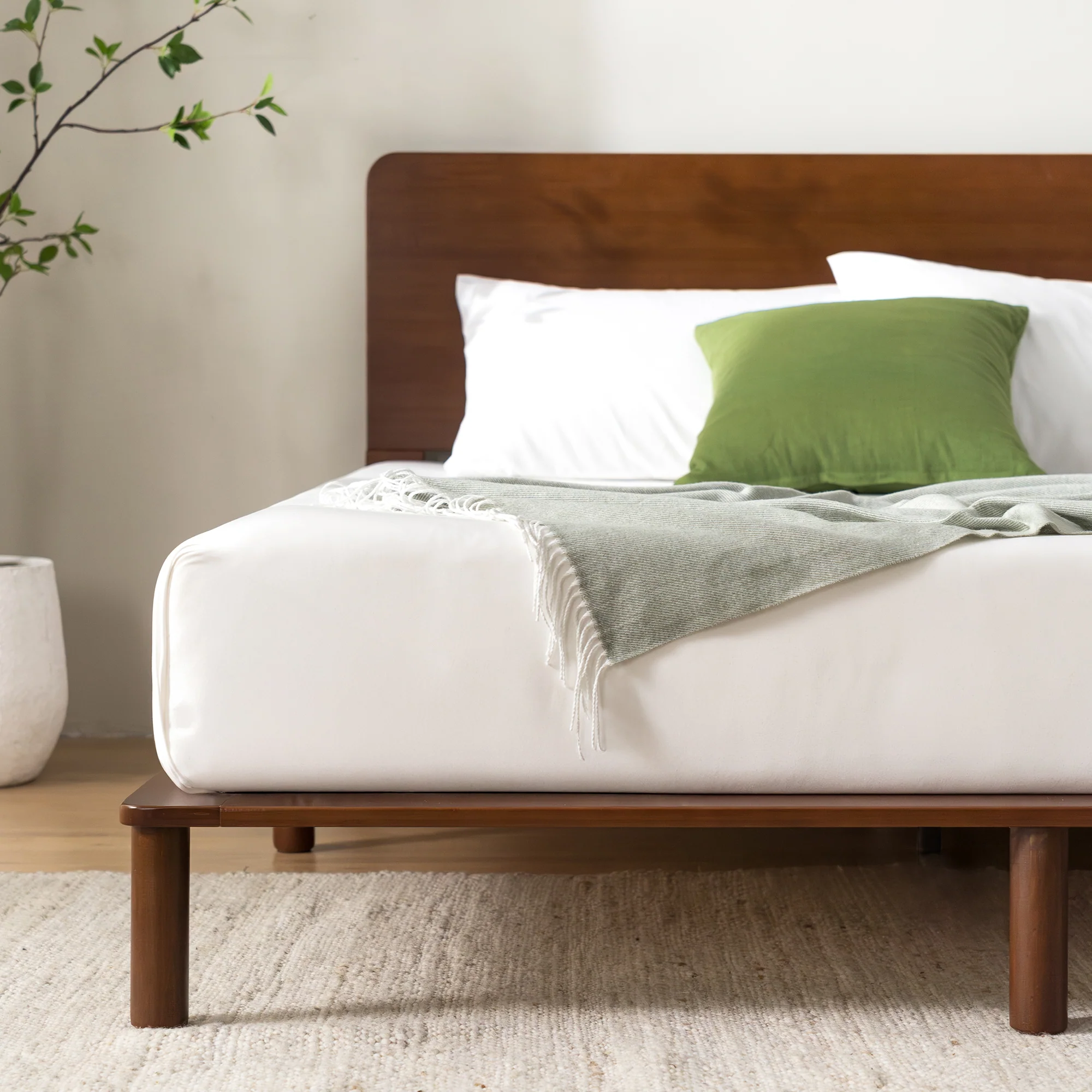 Arden Walnut Bed Frame - Image 3