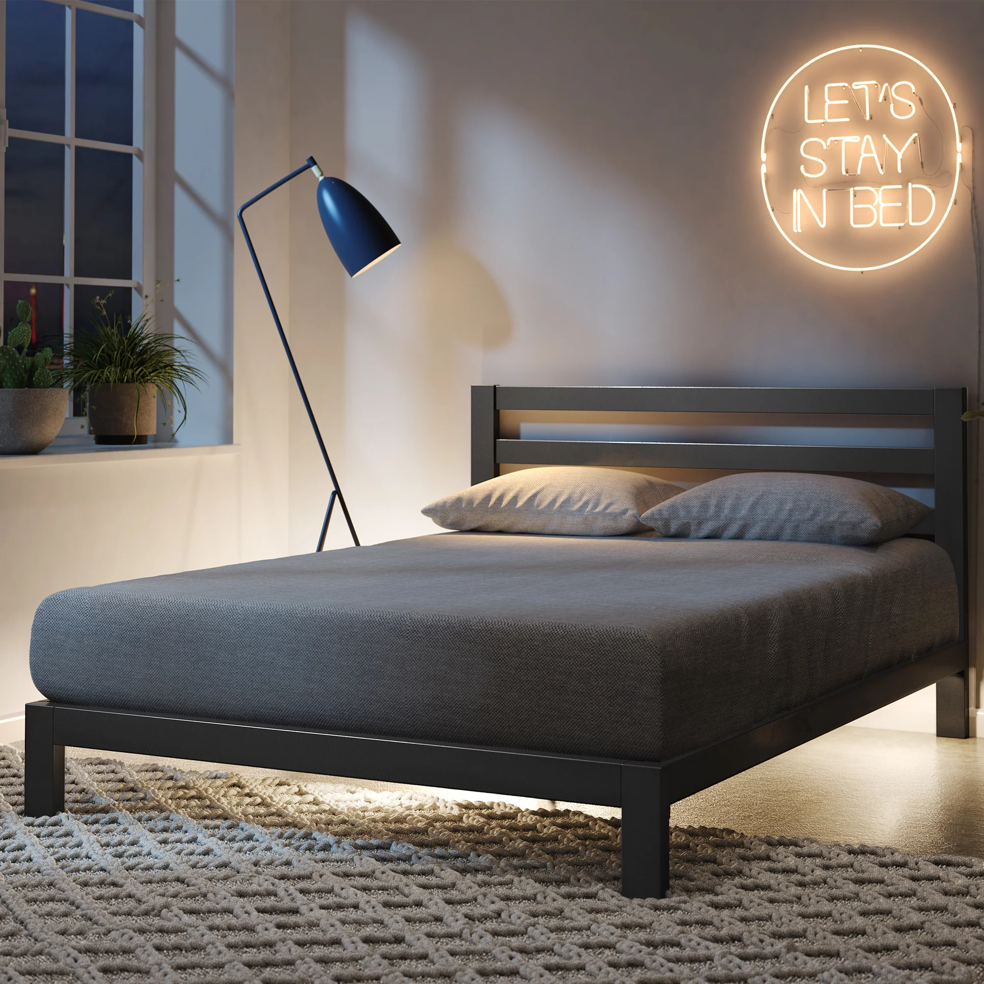 Arnav Heavy Duty Metal Bed Frame - Image 2