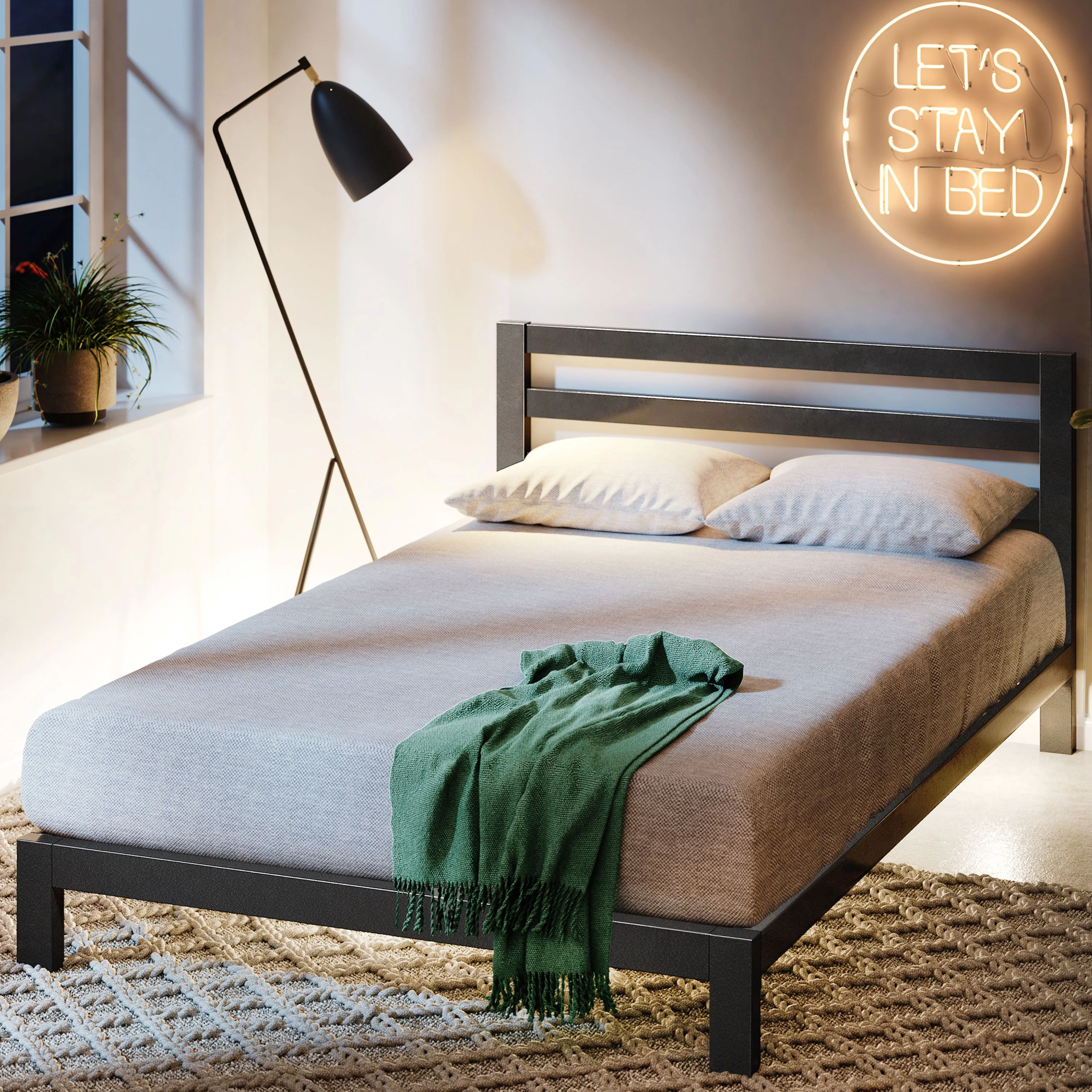 Arnav Heavy Duty Metal Bed Frame - Image 3