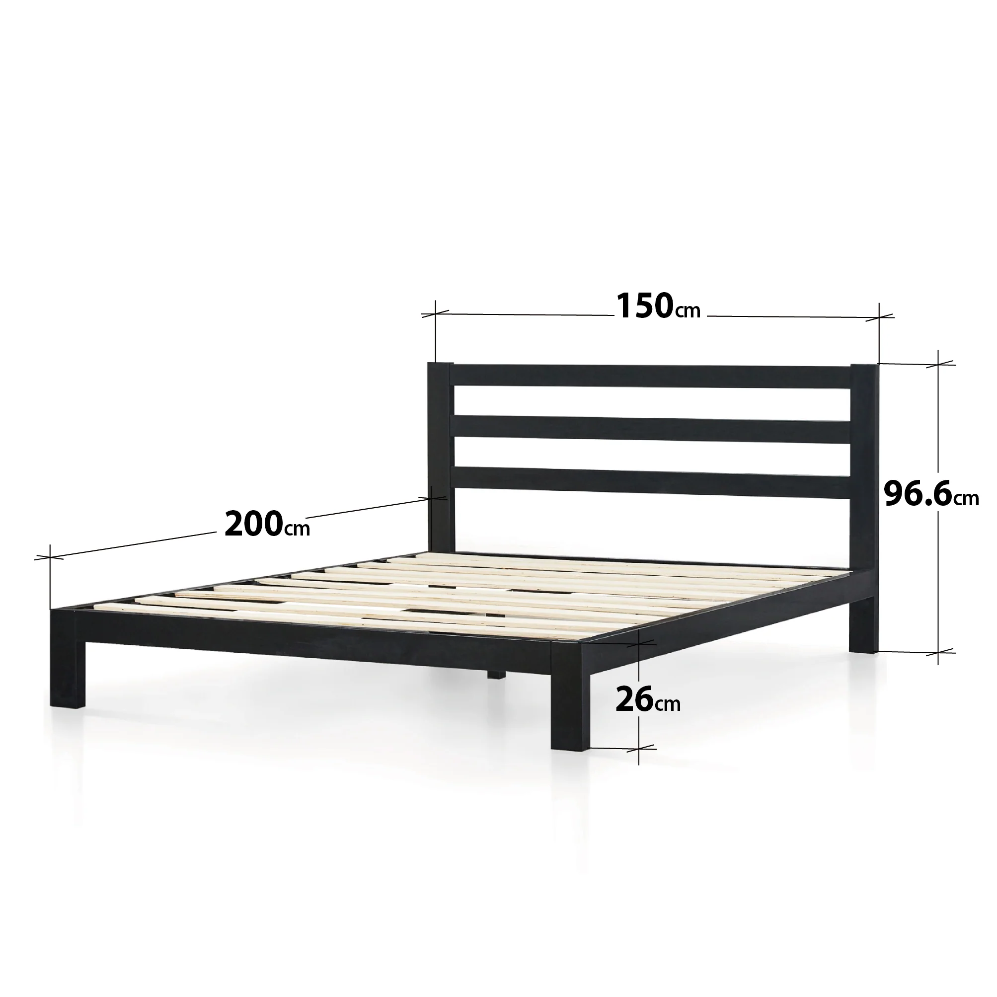 Arnav Heavy Duty Metal Bed Frame - Image 4