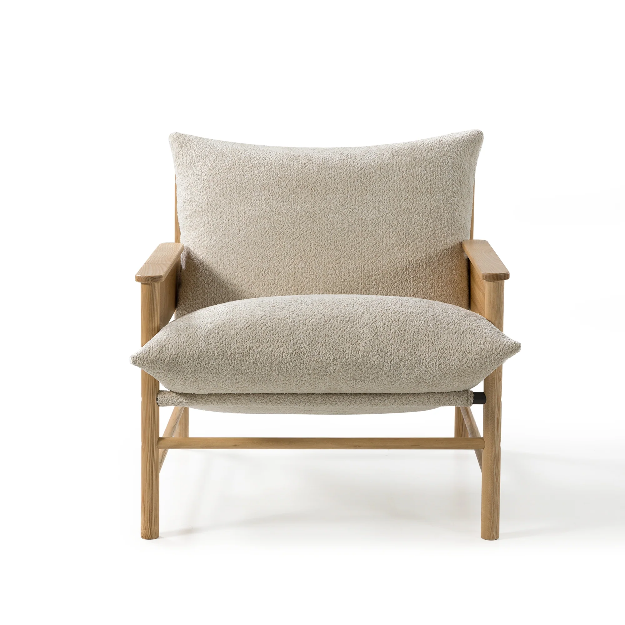Ash Wood Sling Chair - Image 4