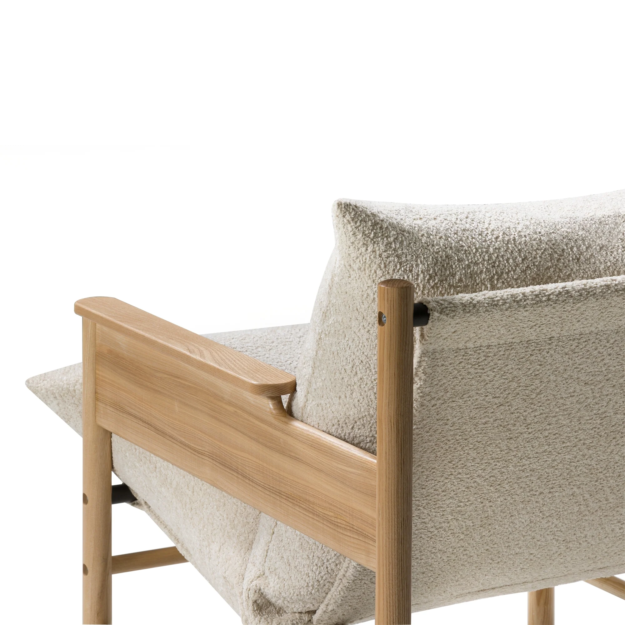 Ash Wood Sling Chair - Image 8
