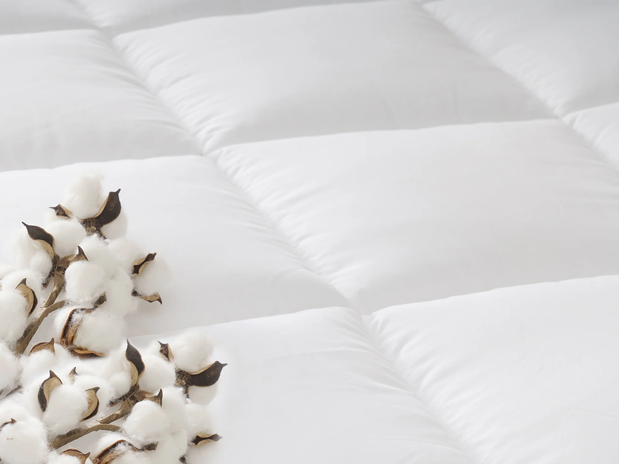 Bamboo Plush Mattress Topper Protector - Image 3