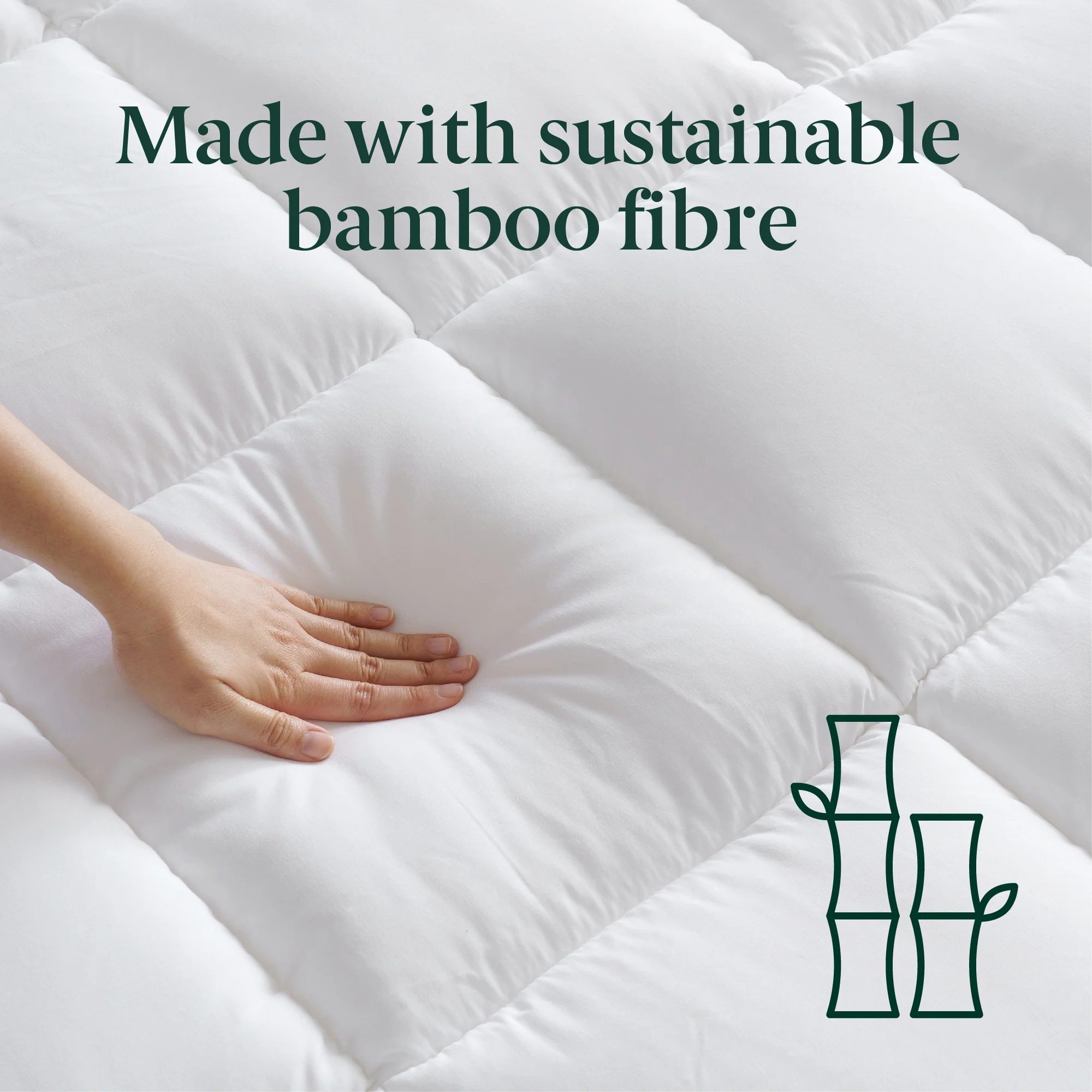 Bamboo Plush Mattress Topper Protector - Image 6