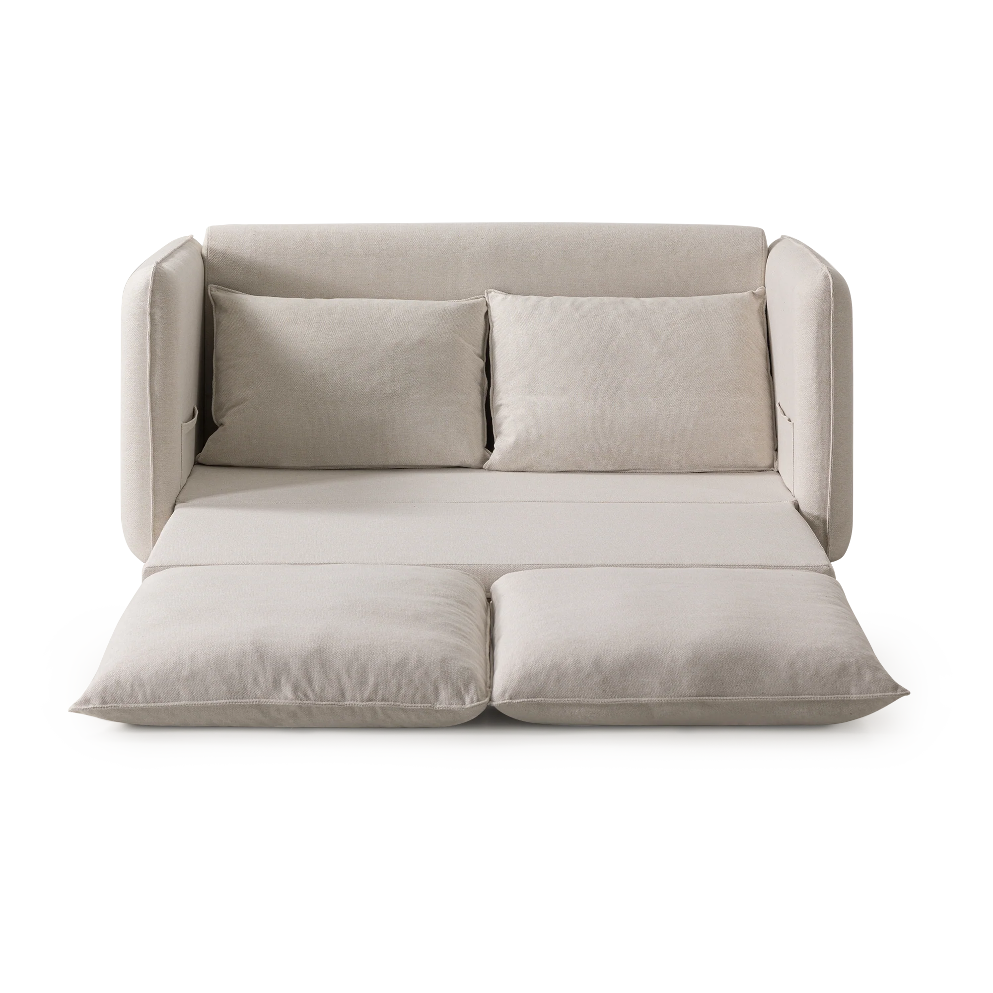 Cody Sleeper Sofa - Ivory White - Image 9
