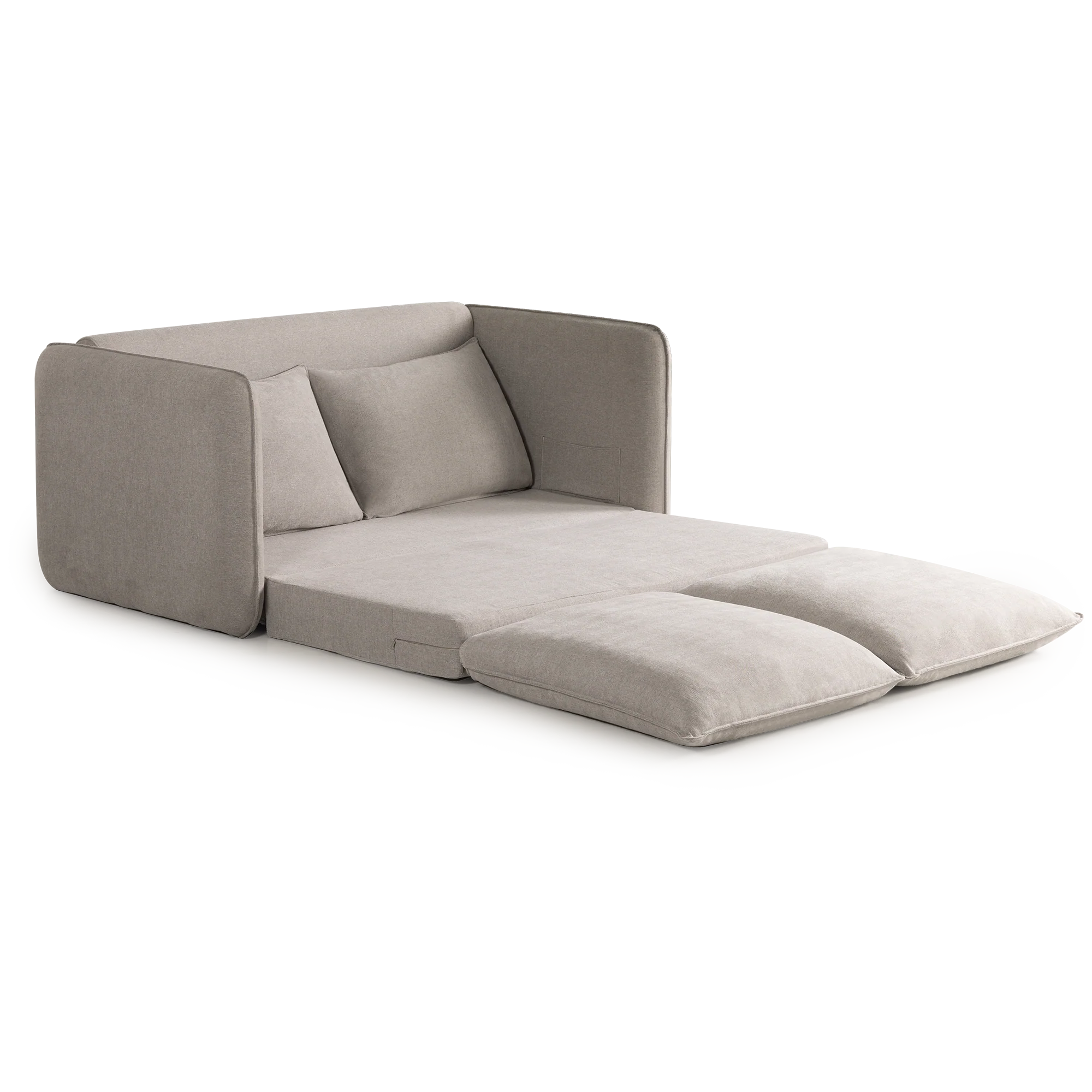 Cody Sleeper Sofa - Grey - Image 4