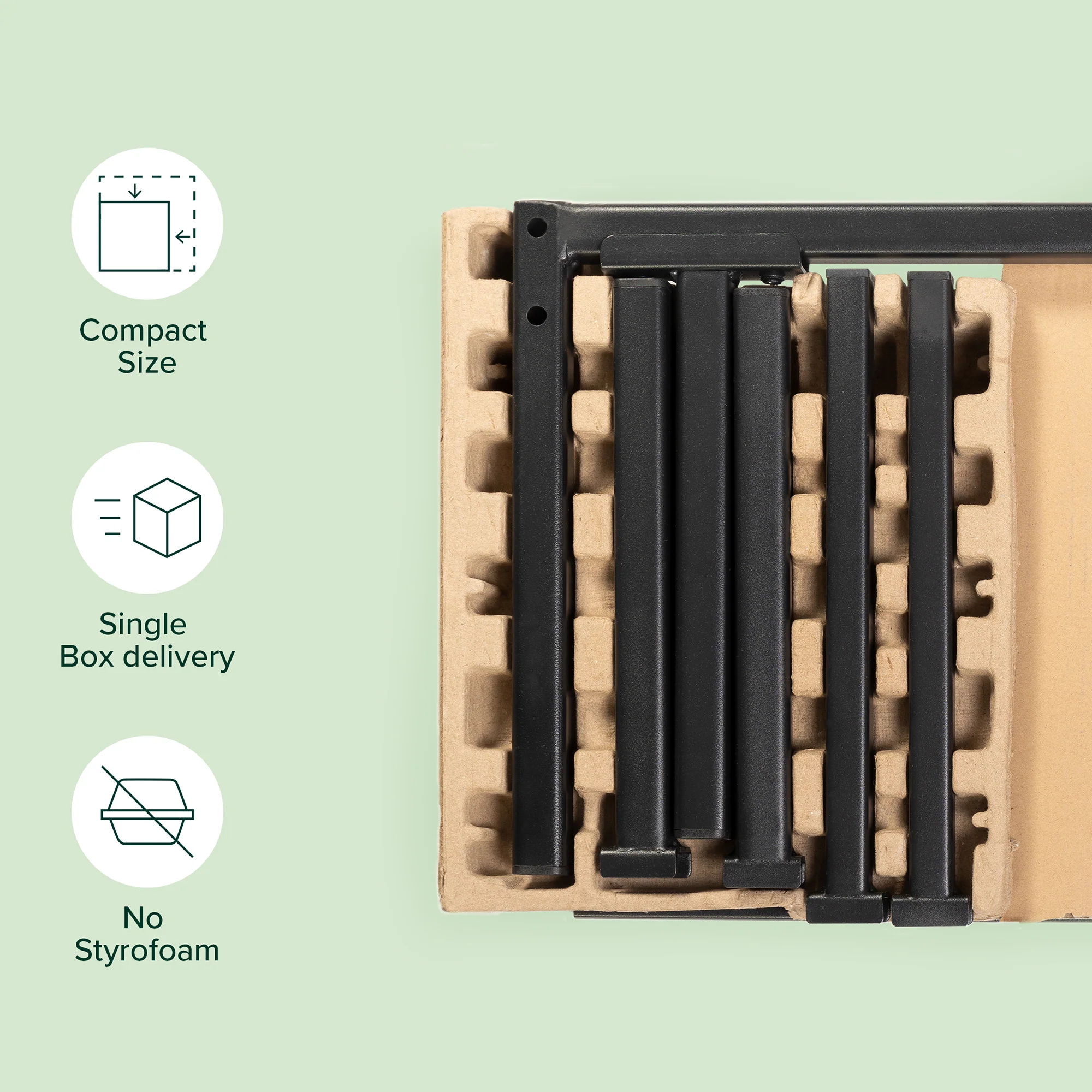 Figari Bamboo & Metal Bed Frame - Image 8