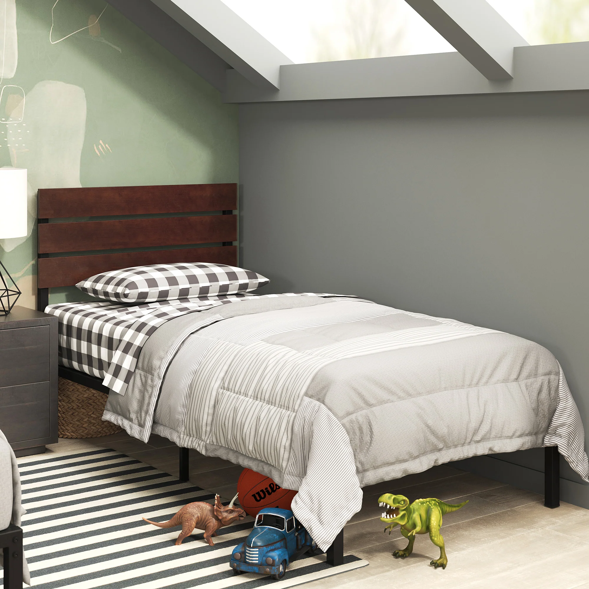 Figari Bamboo & Metal Bed Frame - Image 9