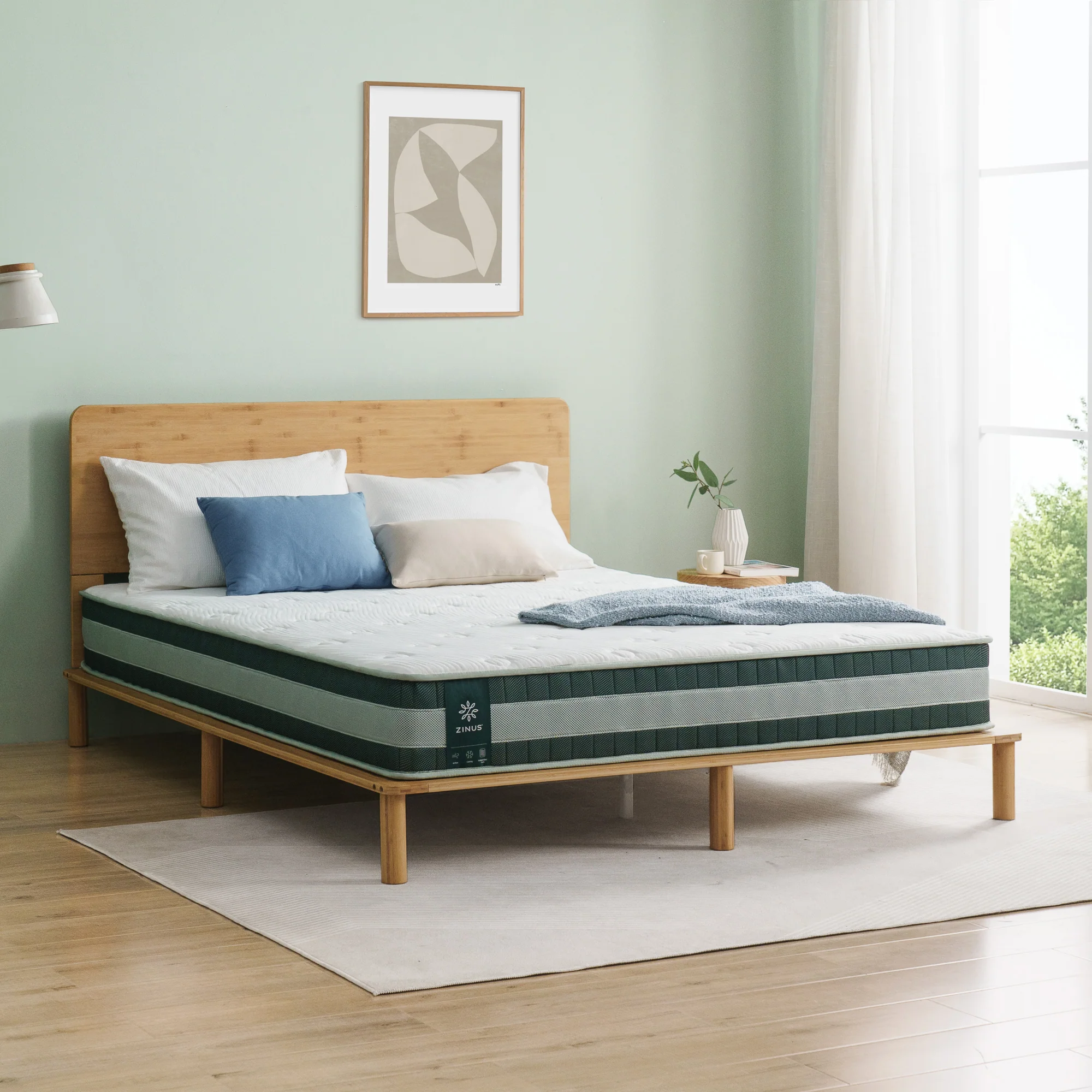 Green Cooling Pocket Spring Mattress - Image 5