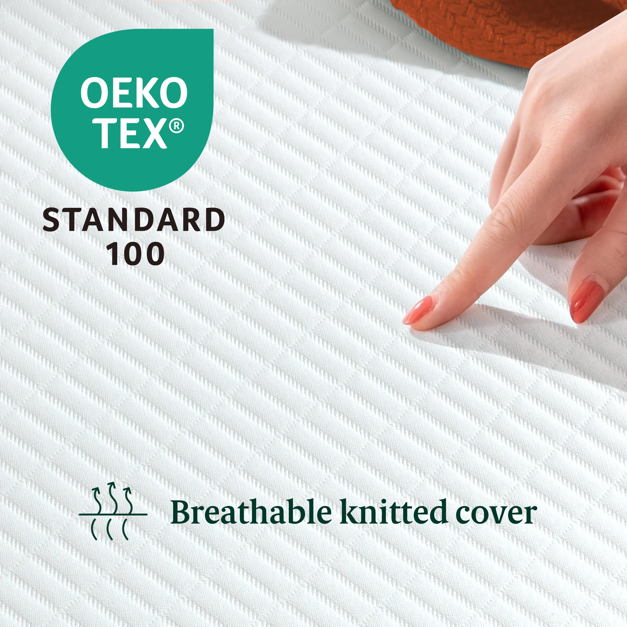 Green Tea Memory Foam Mattress - Image 4