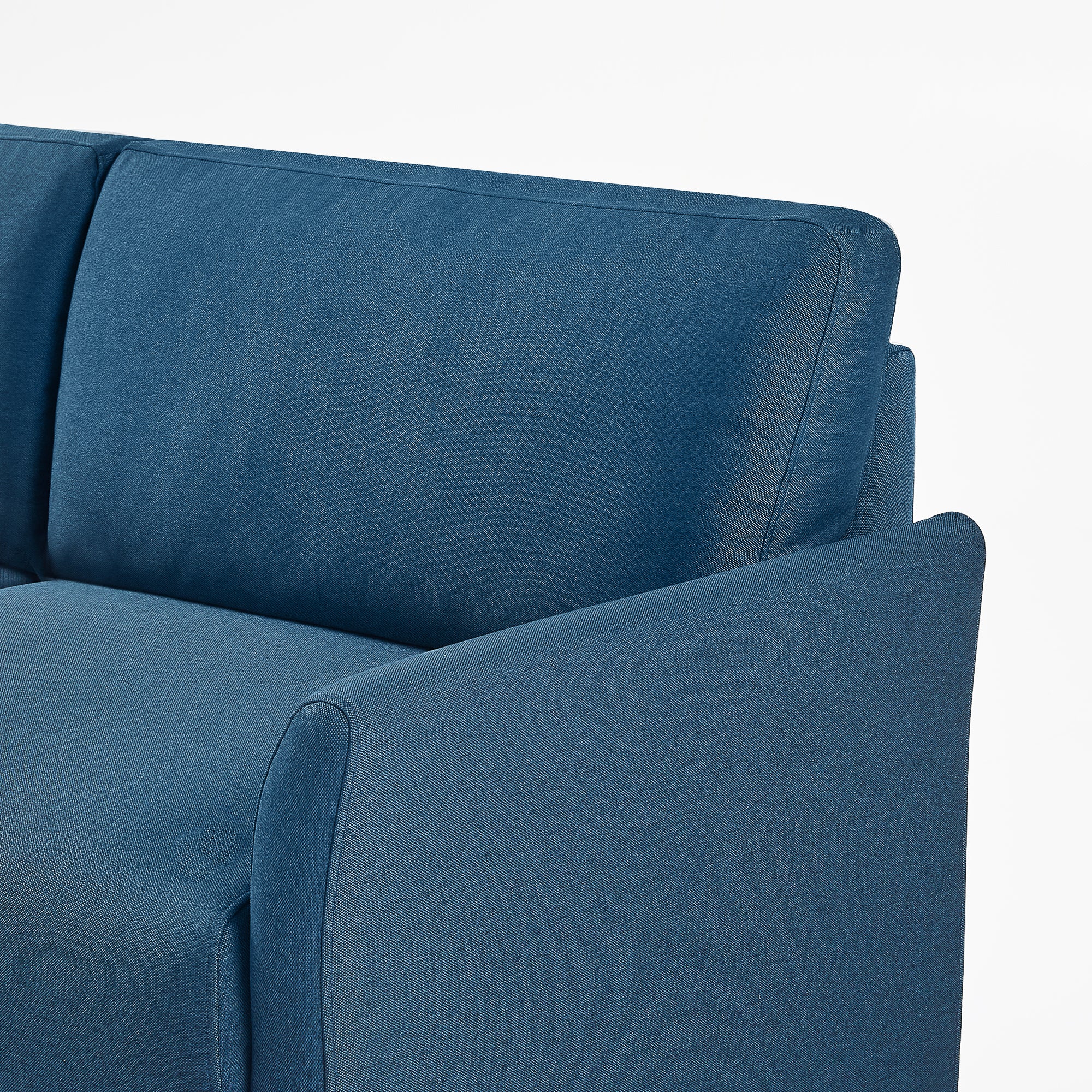 Jackie Classic 3 Seater Sofa - Blue Weave - Image 5