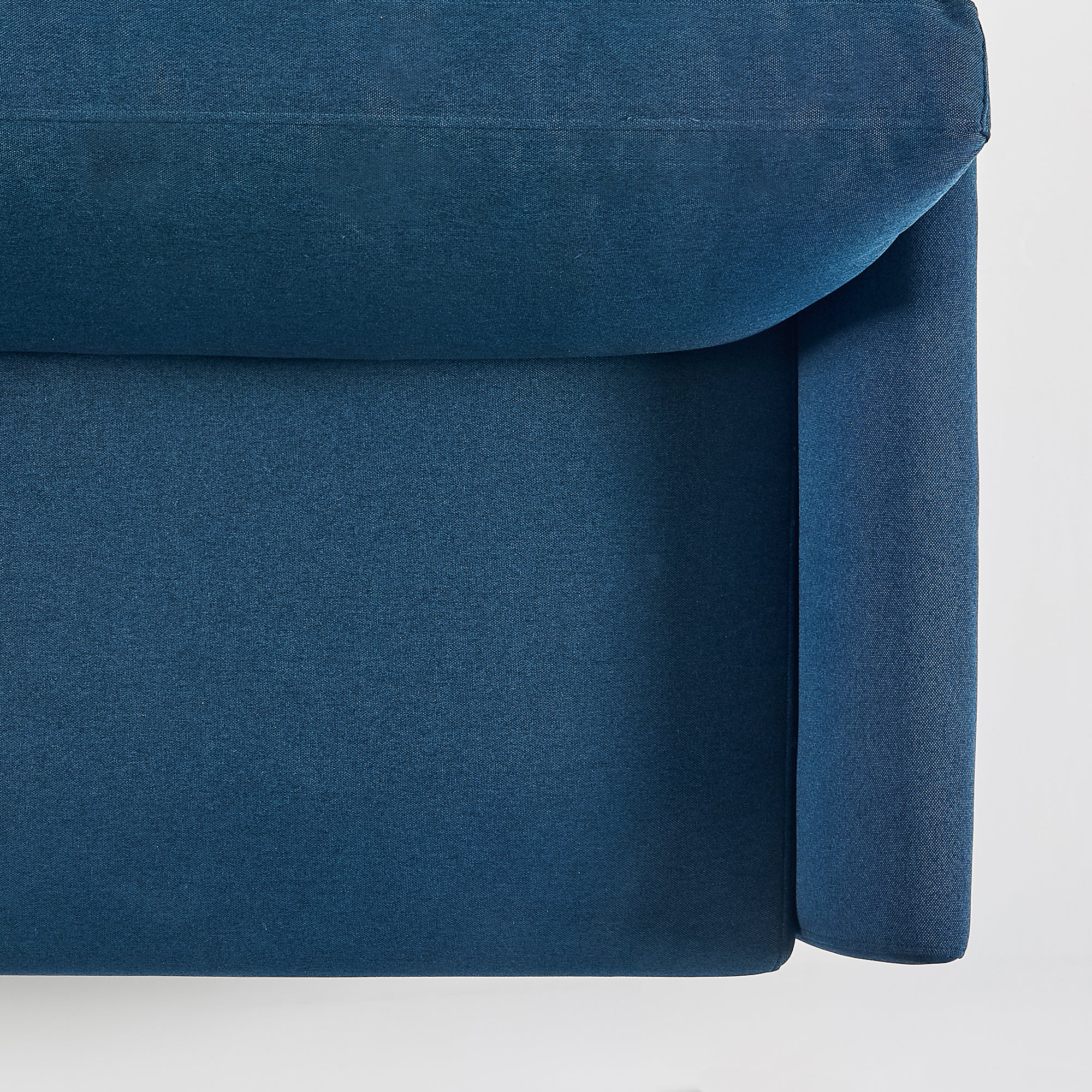 Jackie Classic 3 Seater Sofa - Blue Weave - Image 6