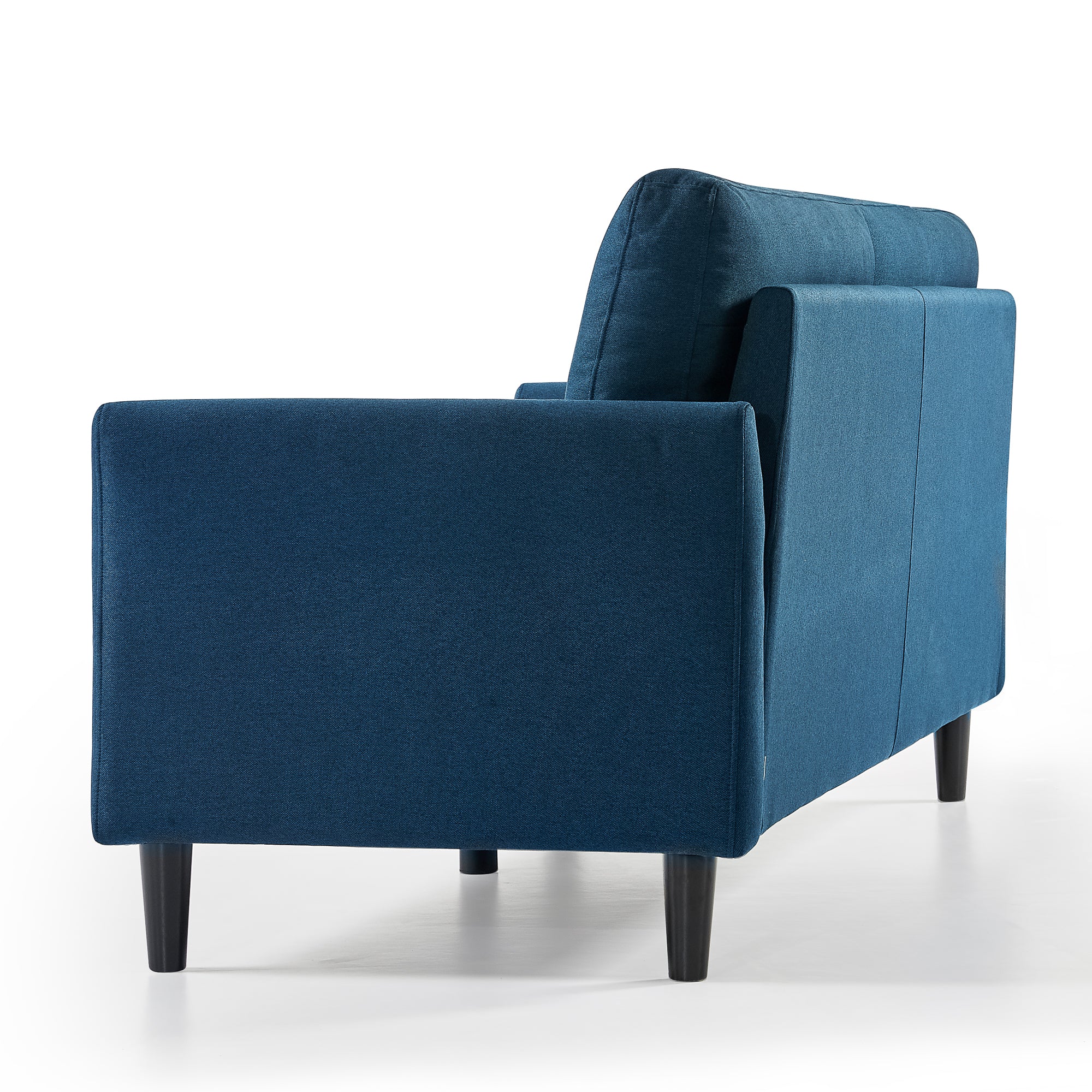 Jackie Classic 3 Seater Sofa - Blue Weave - Image 8
