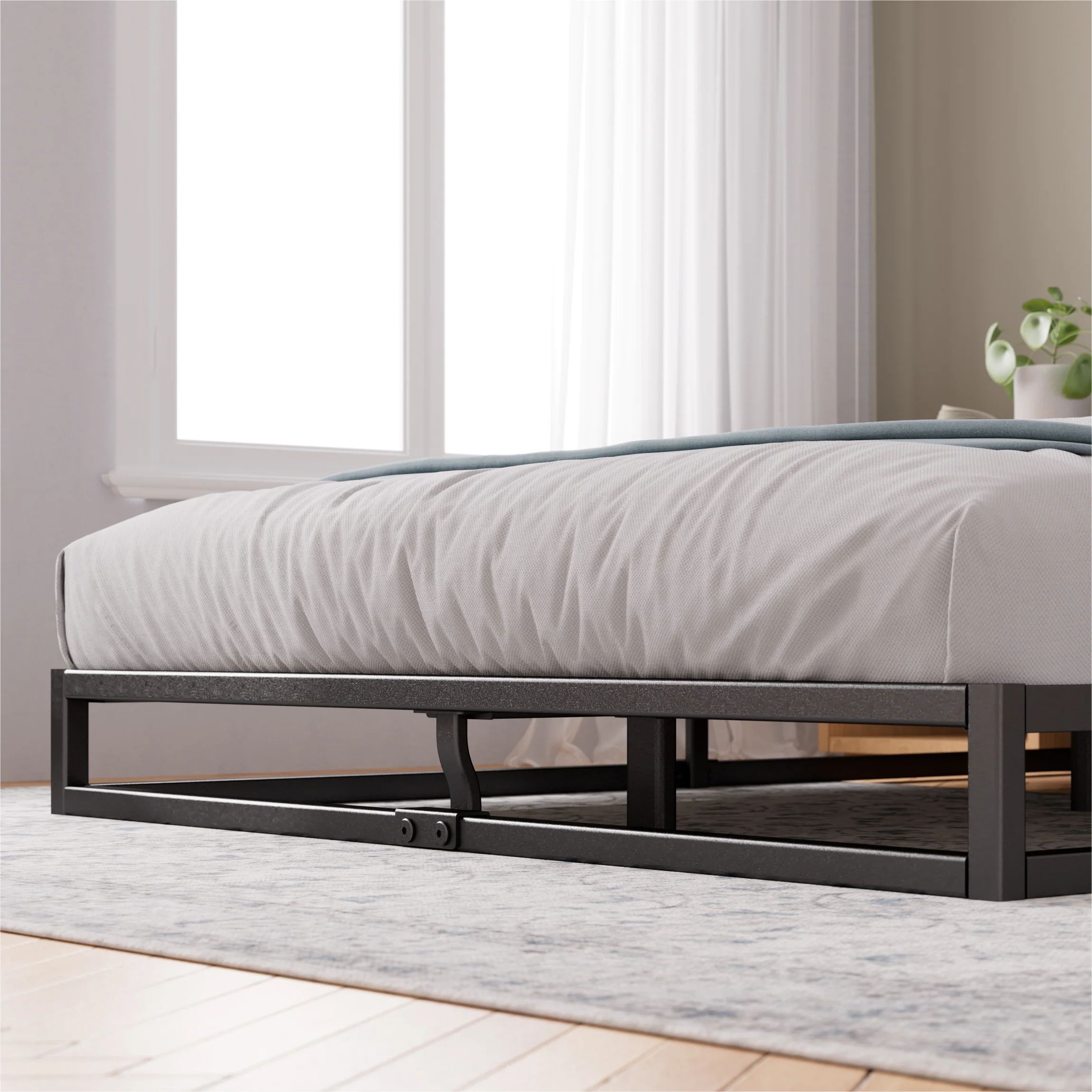 Joseph Metal Low Base Bed Frame - Image 4