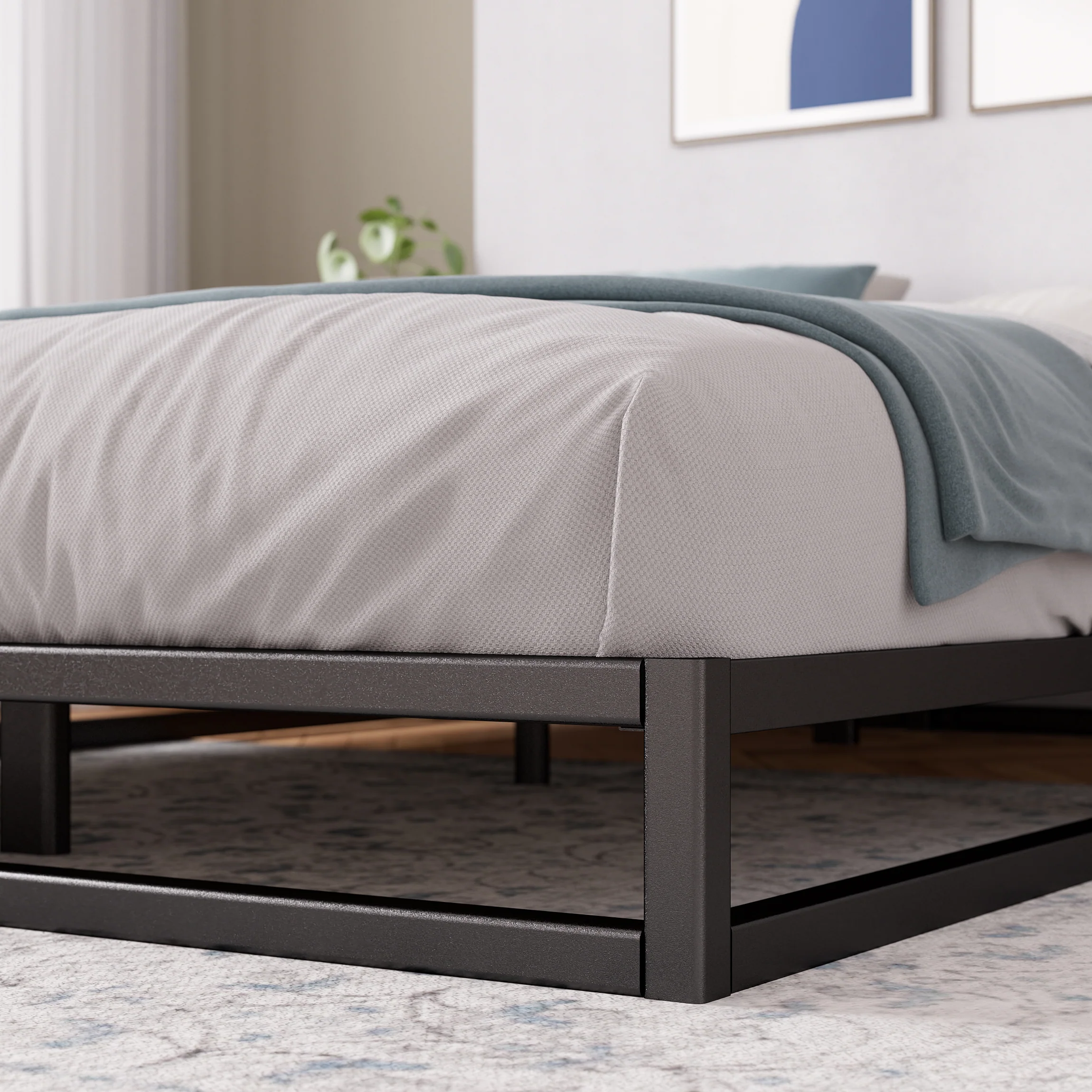 Joseph Metal Low Base Bed Frame - Image 5
