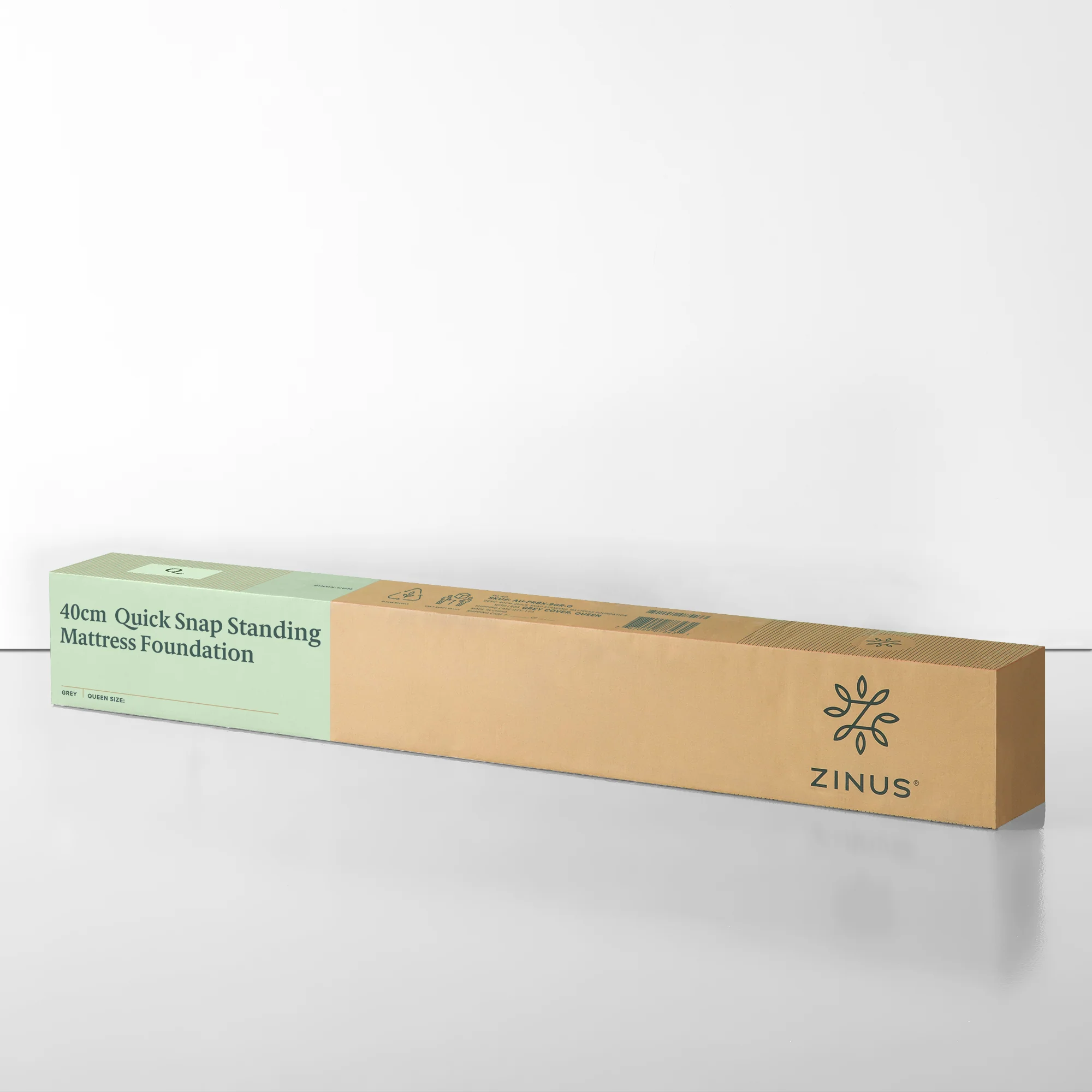Justina Quick Snap Ensemble Bed Base - Grey - Image 10