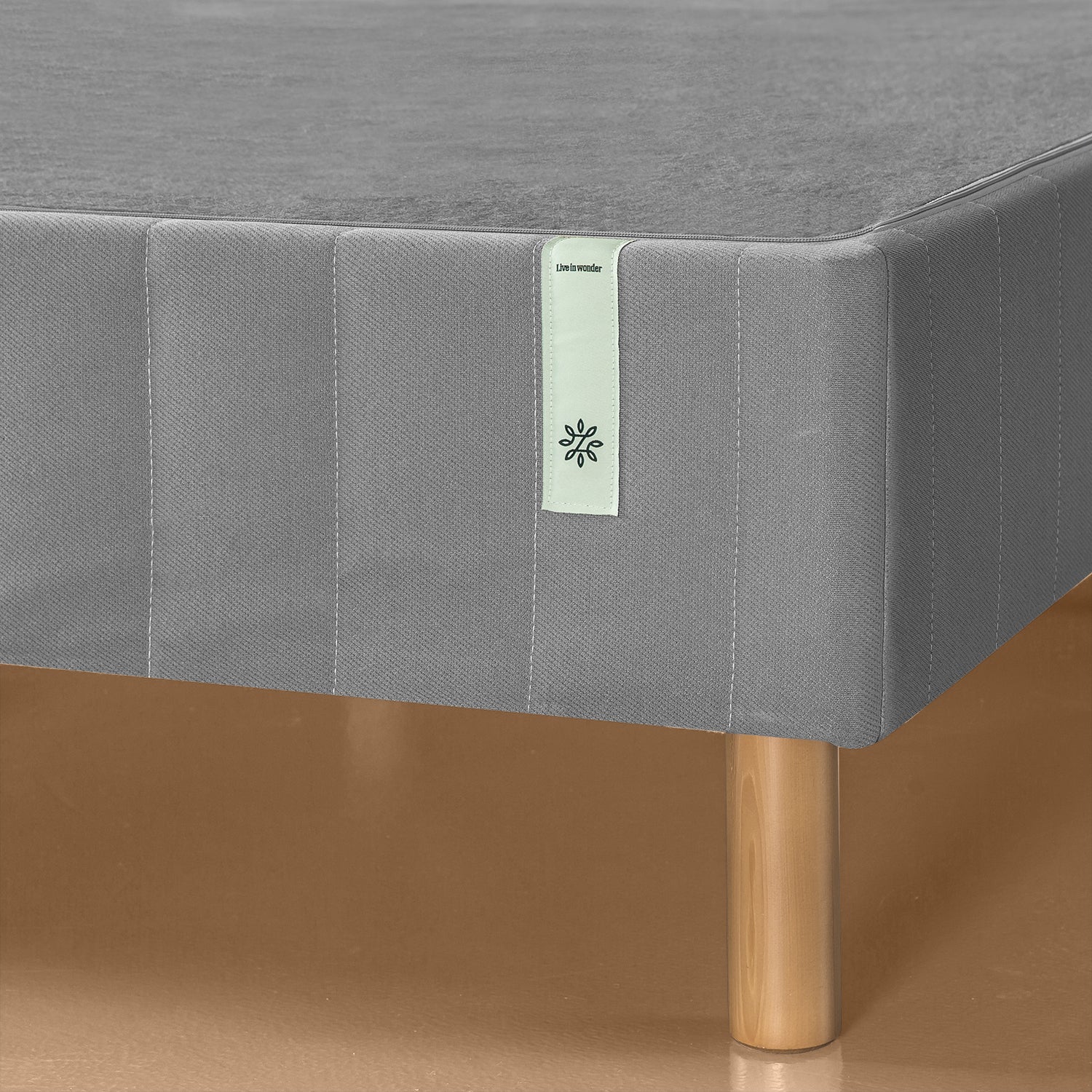Justina Quick Snap Ensemble Bed Base - Grey - Image 4
