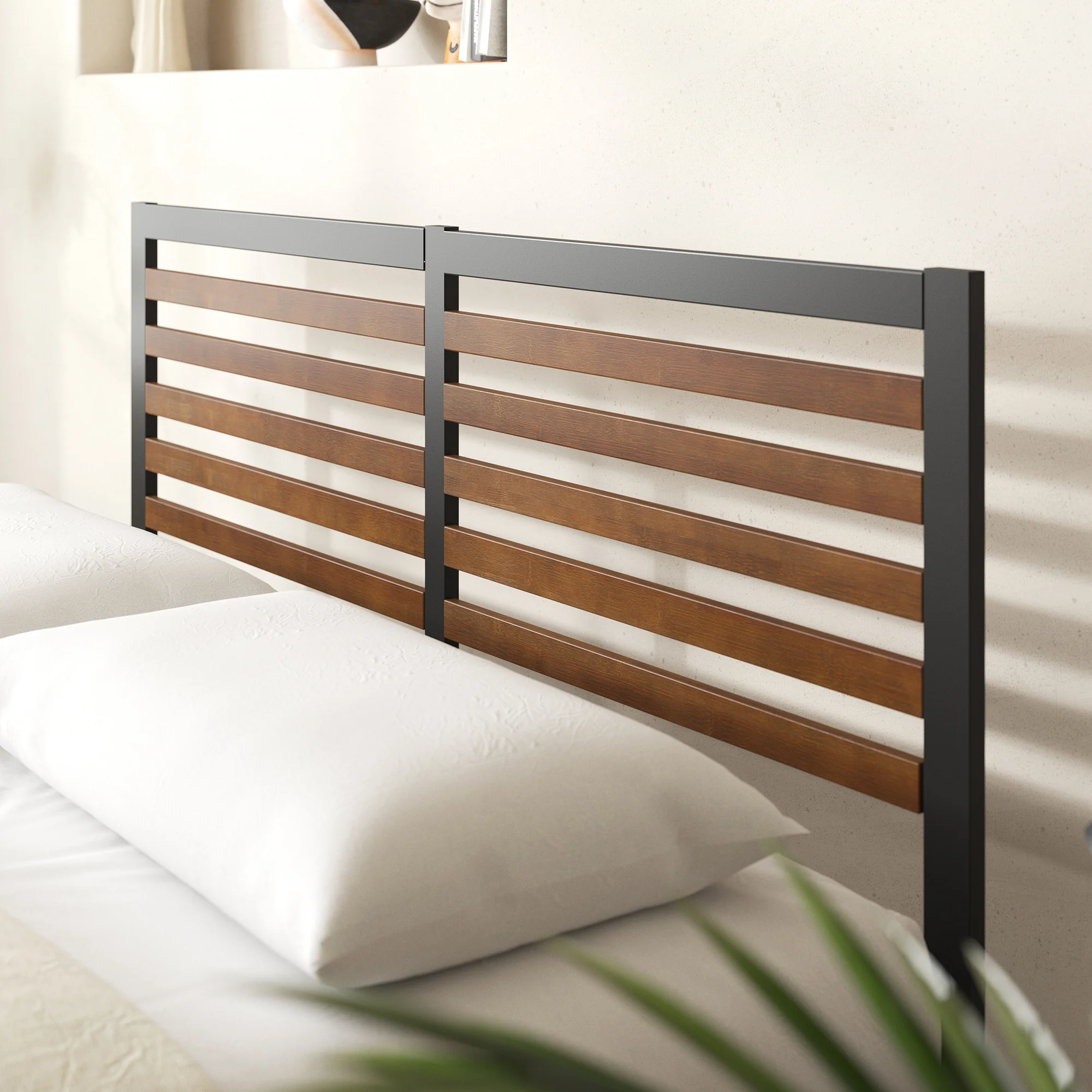 Kai Bamboo & Metal Bed Frame - Image 4