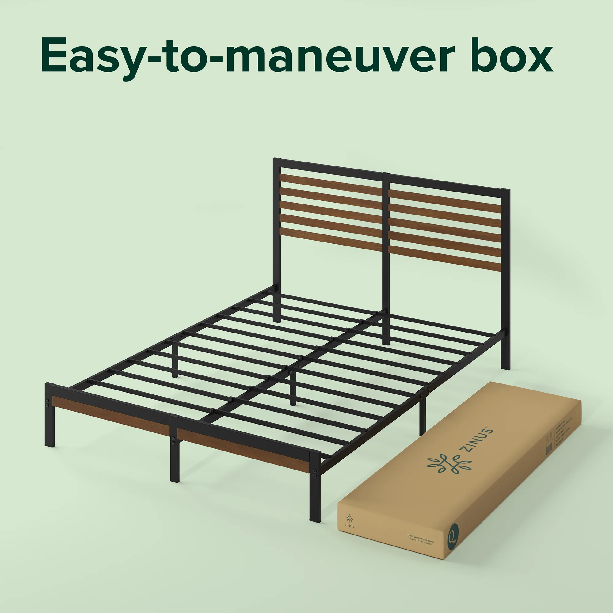 Kai Bamboo & Metal Bed Frame - Image 9