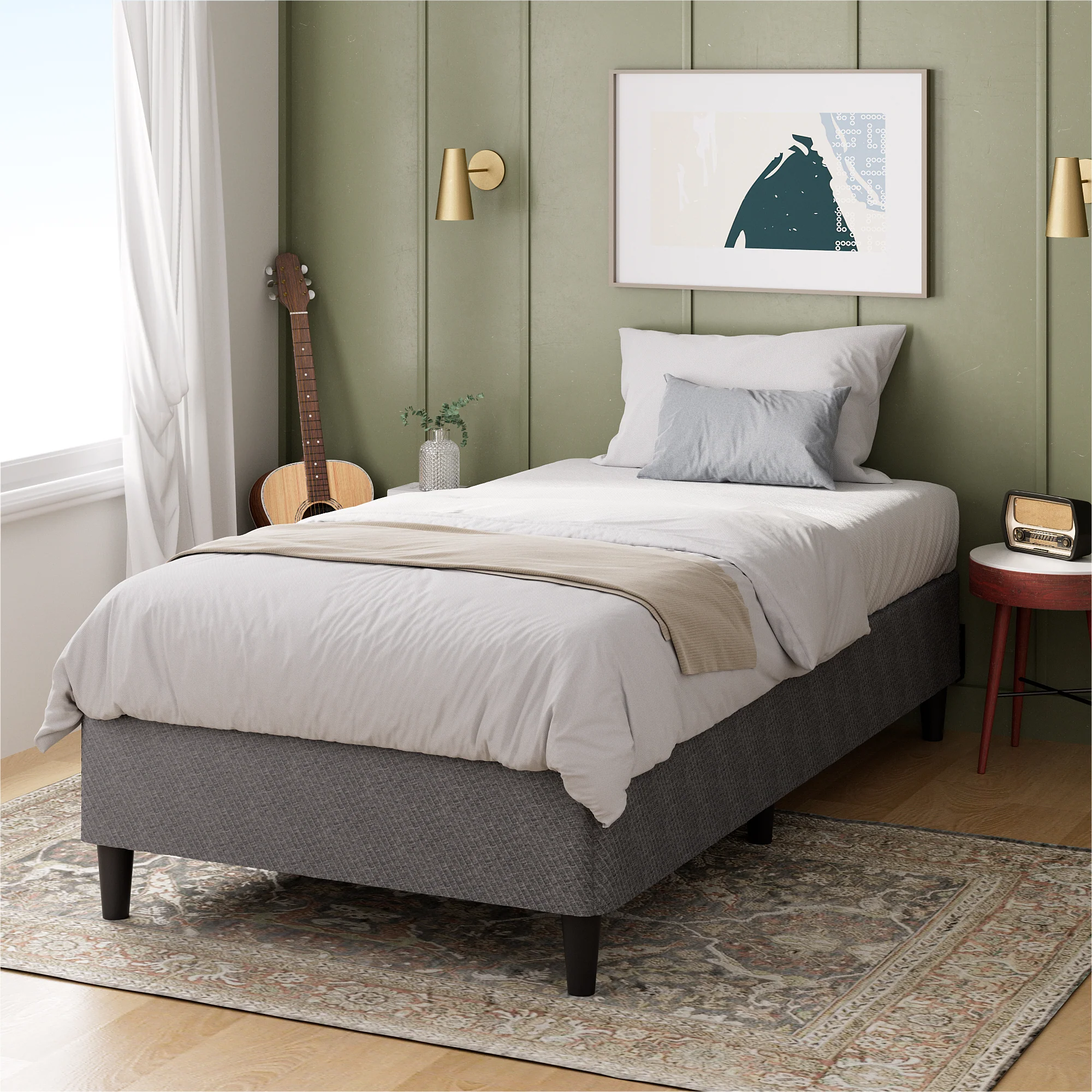 Keenan Smart Ensemble Bed Base - Dark Grey - Image 10
