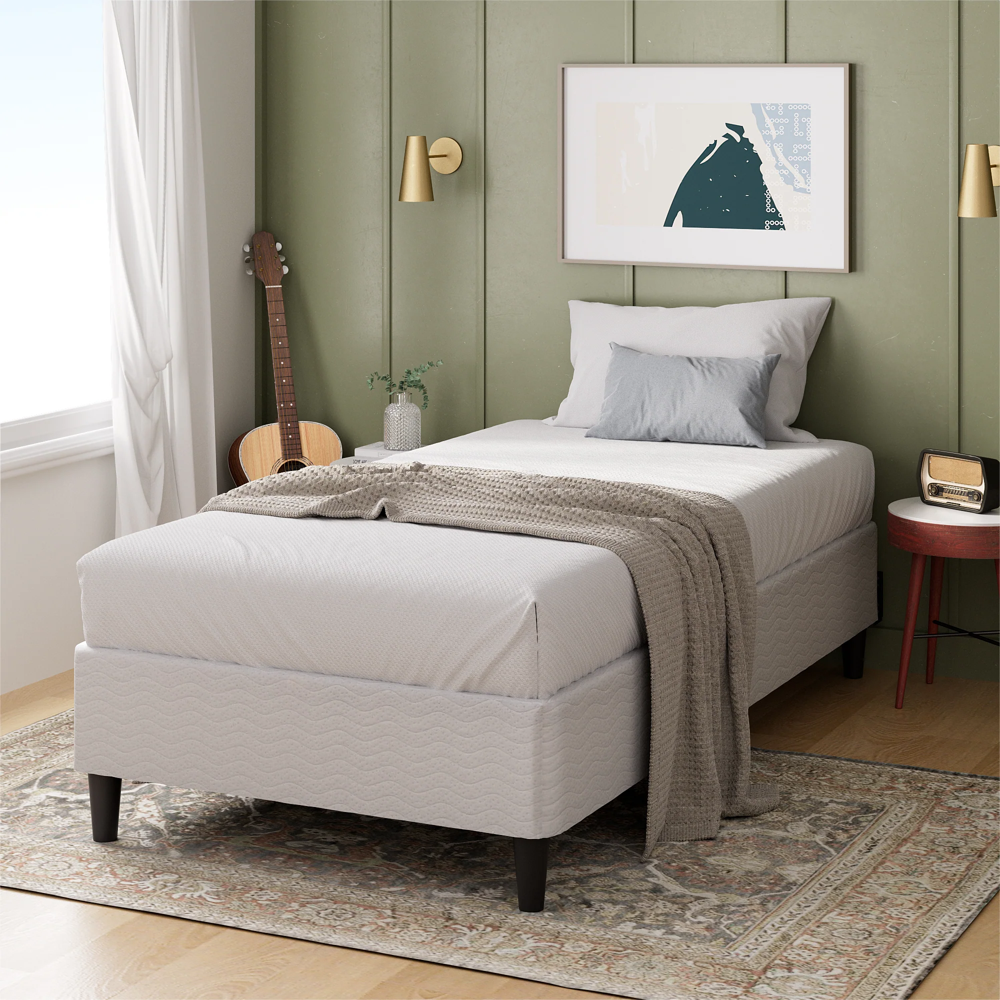 Keenan Smart Ensemble Bed Base - White - Image 8