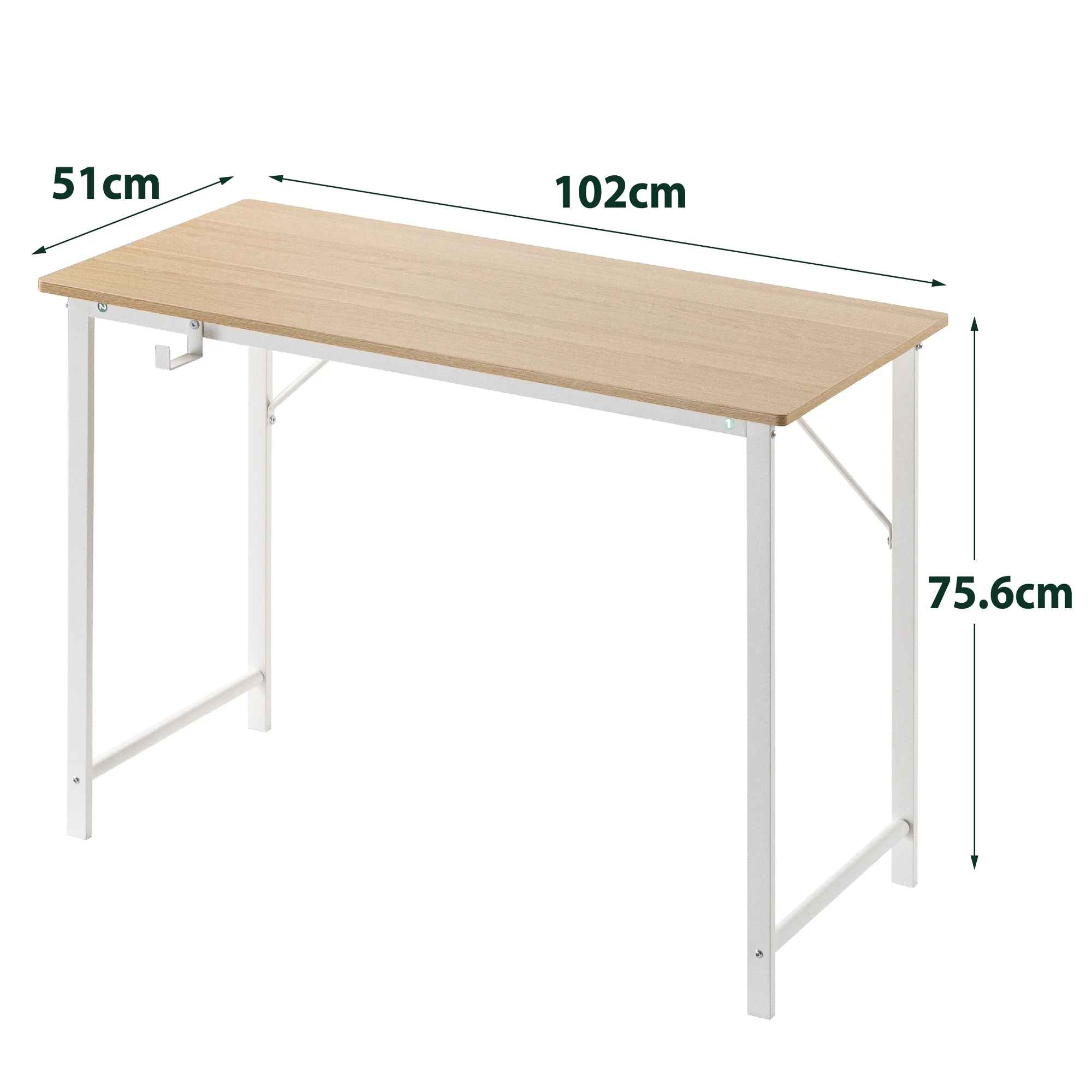 Modern Studio Home Office Desk - 100cm - Image 3