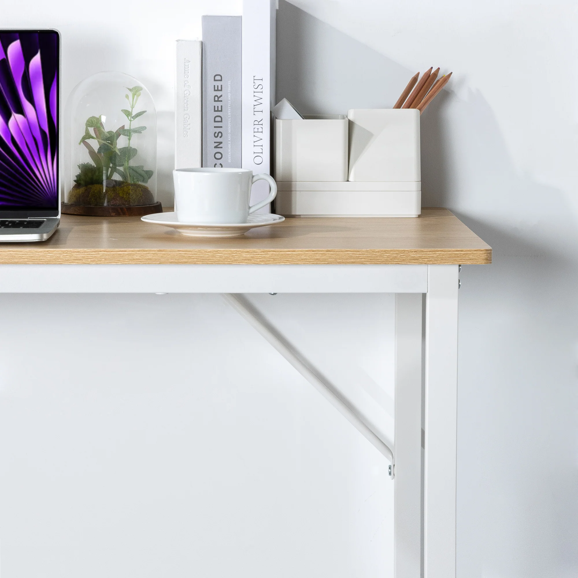 Modern Studio Home Office Desk - 100cm - Image 4