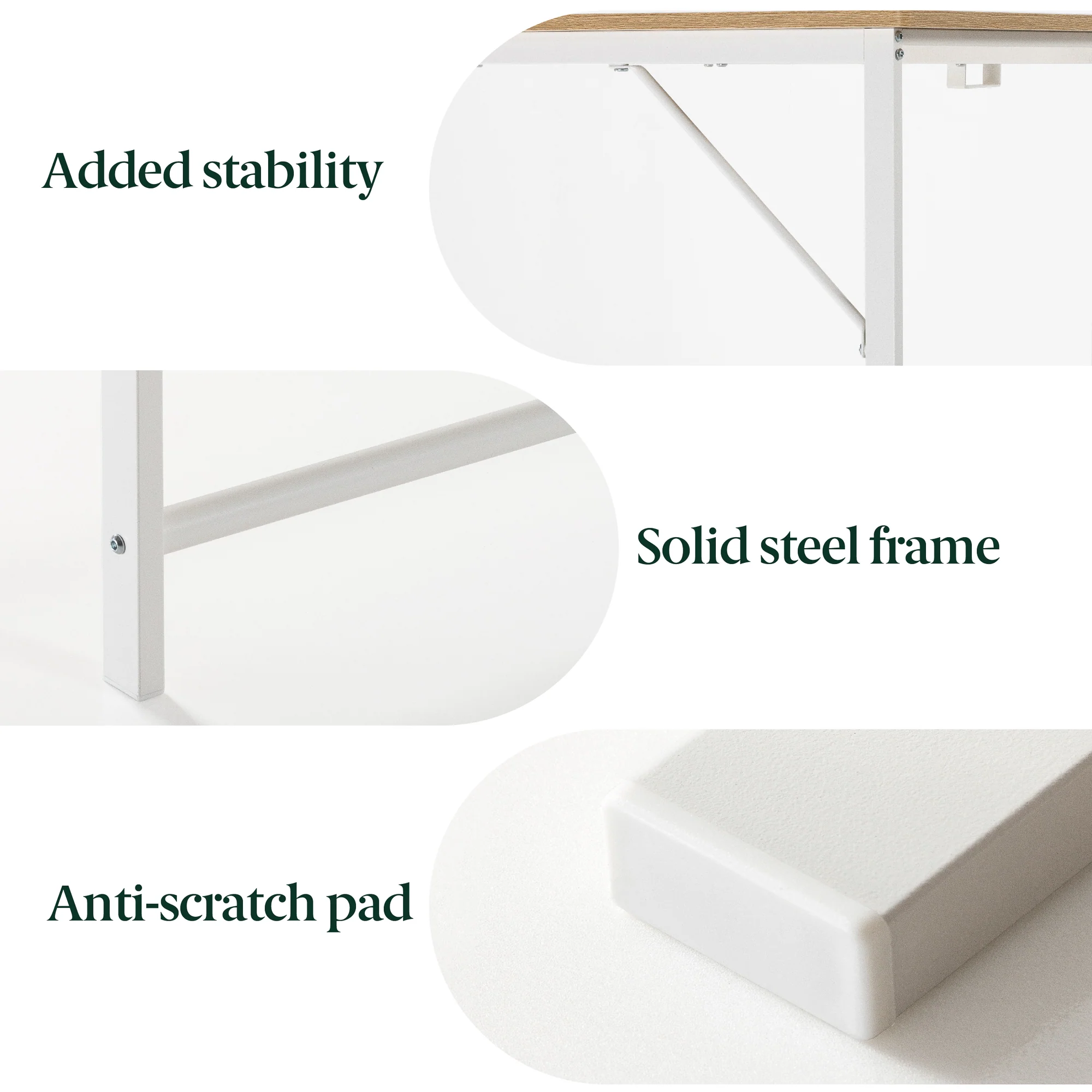 Modern Studio Home Office Desk - 100cm - Image 6