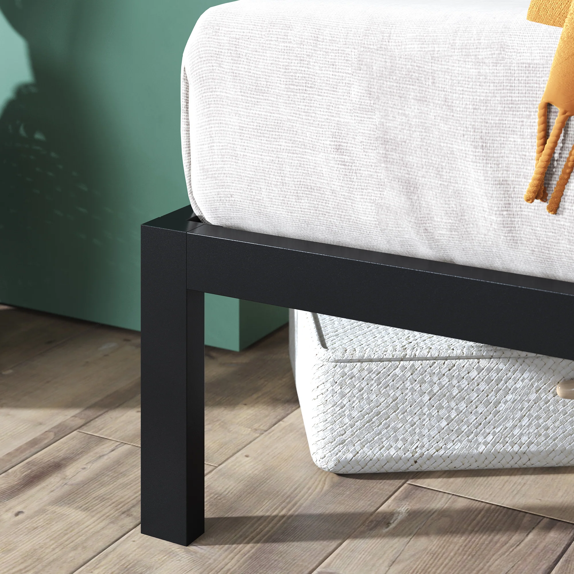 Mia Metal Bed Frame - Black - Image 3