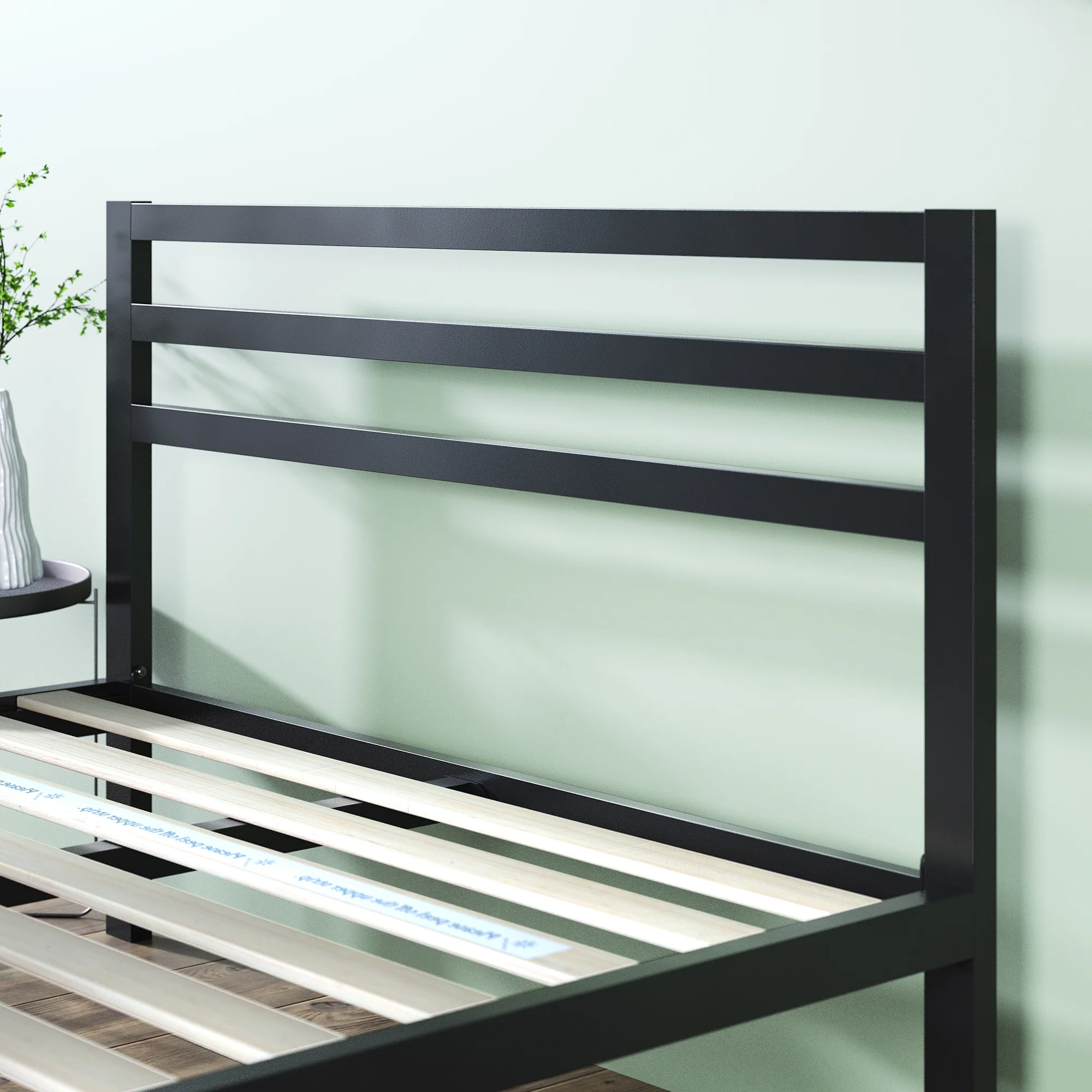 Mia Metal Bed Frame - Black - Image 6