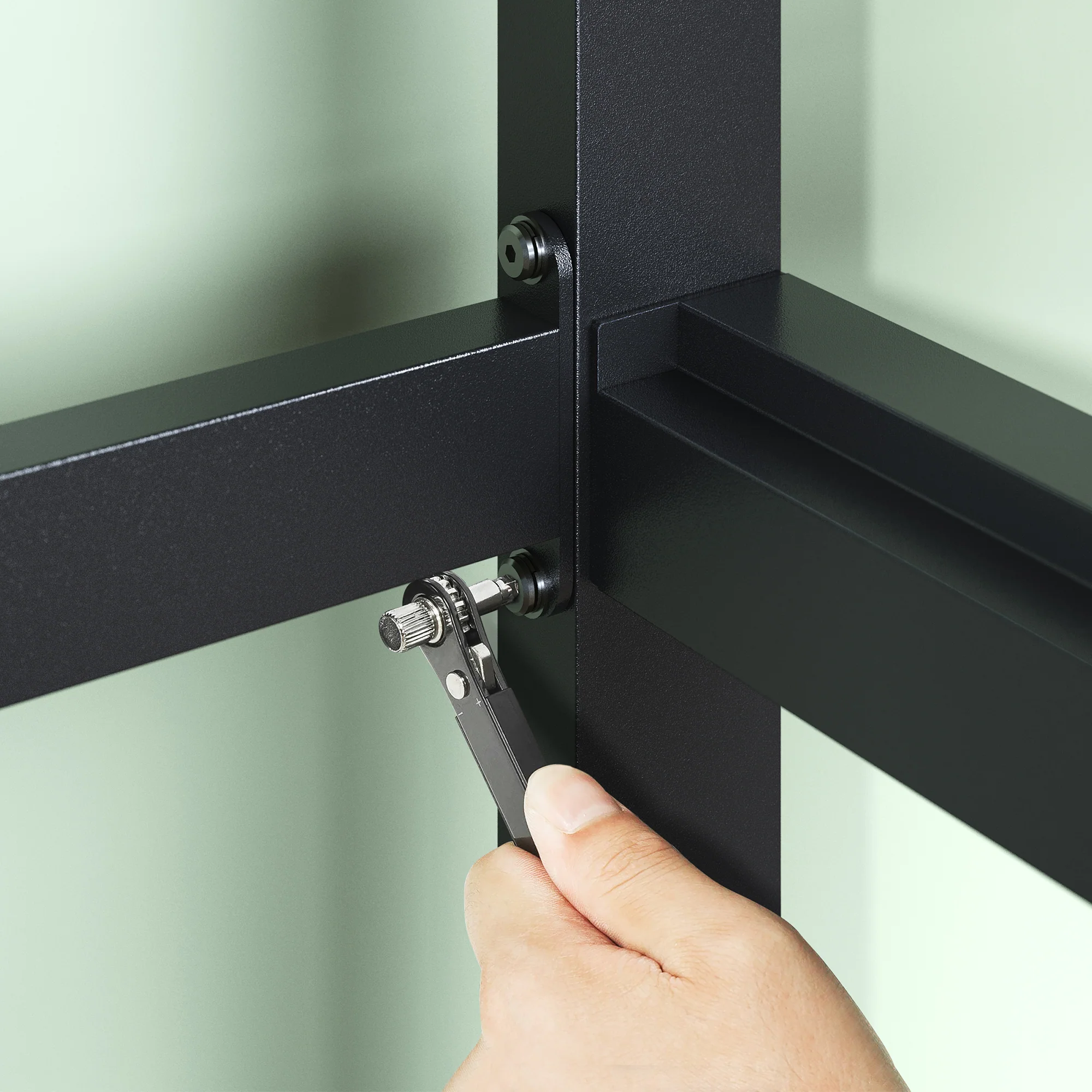 Mia Metal Bed Frame - Black - Image 7