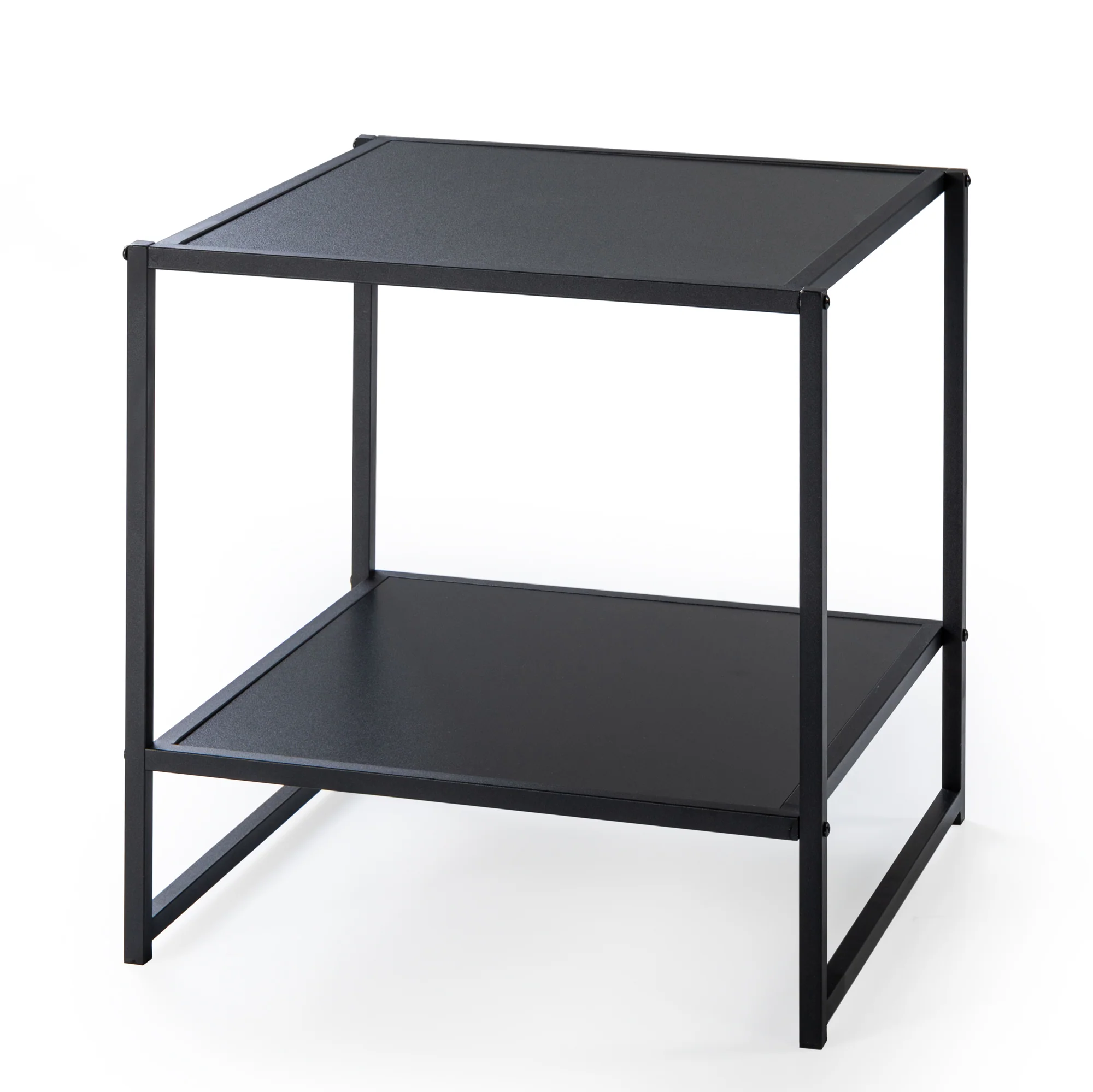 Modern Studio Collection Bedside Tables - Black - Set of 2 - Image 6