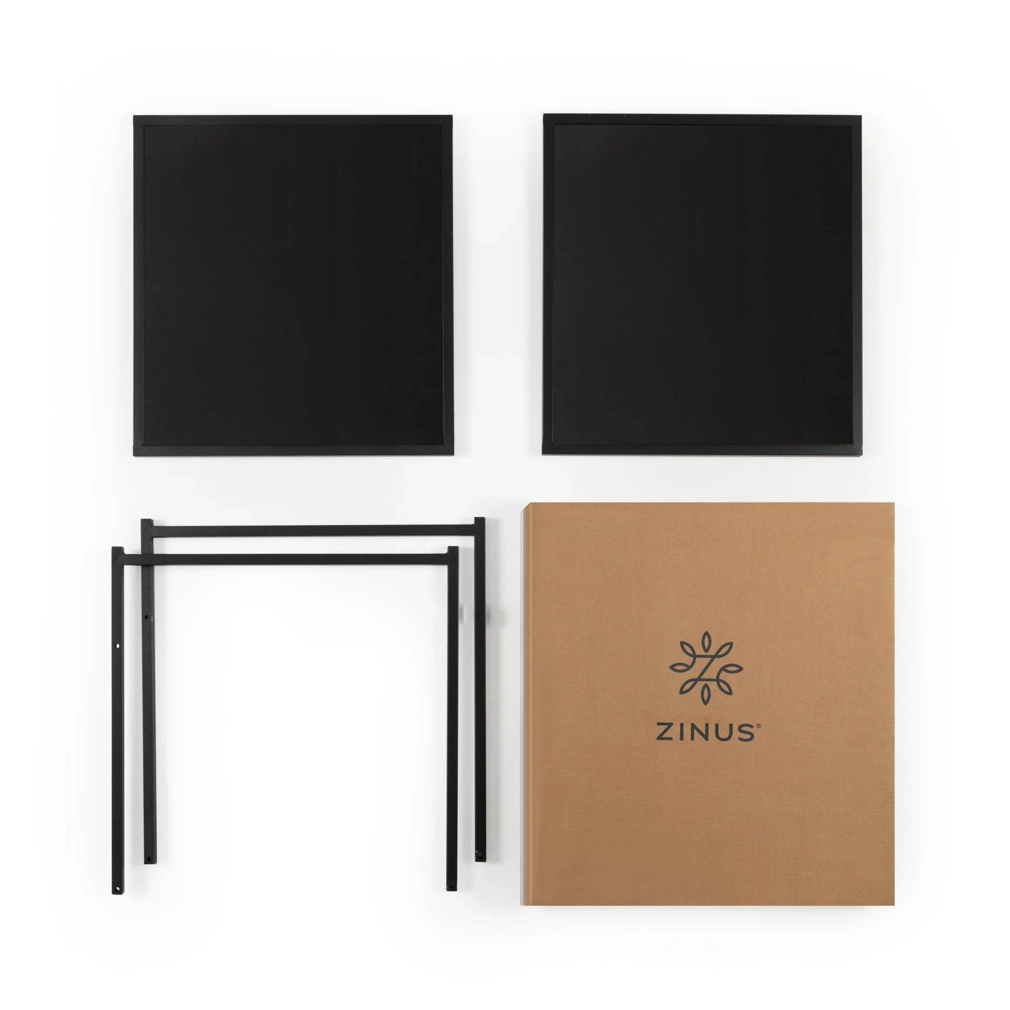 Modern Studio Collection Bedside Tables - Black - Set of 2 - Image 9