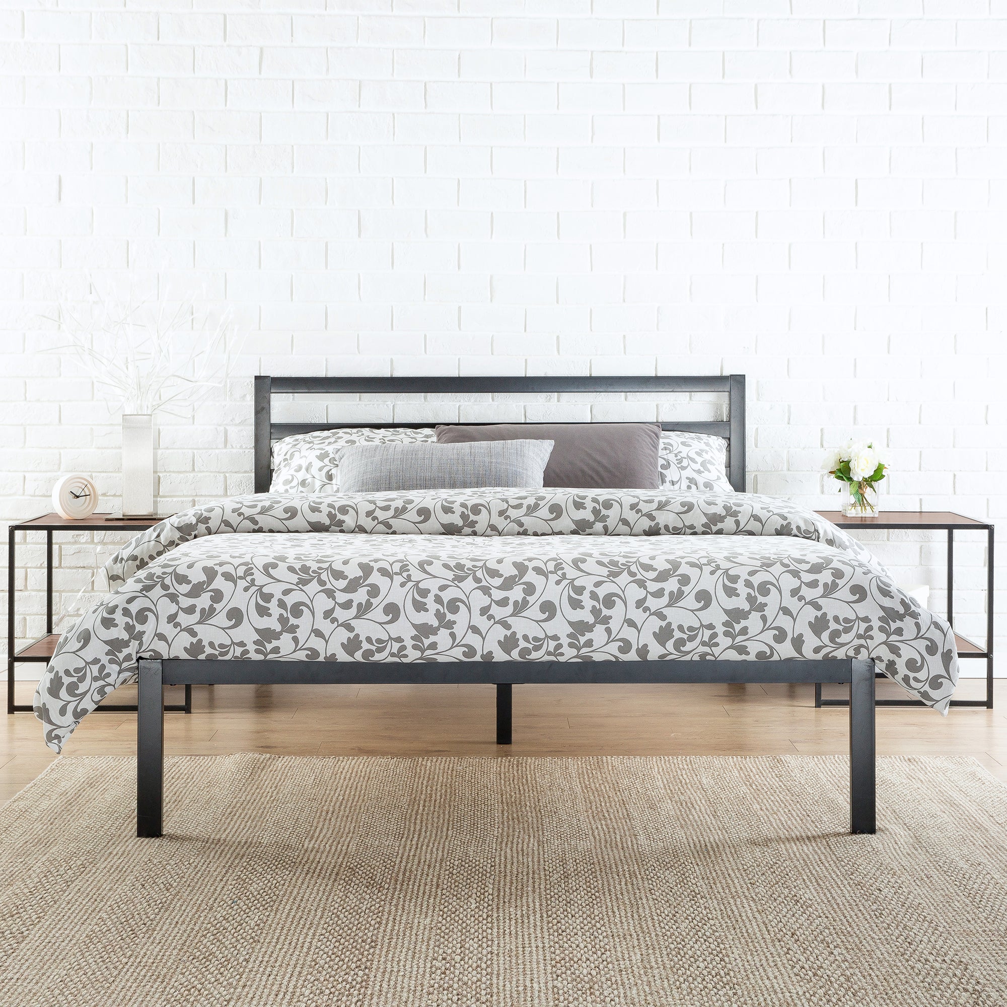 Modern Studio Collection Bedside Tables - Natural - Set of 2 - Image 2