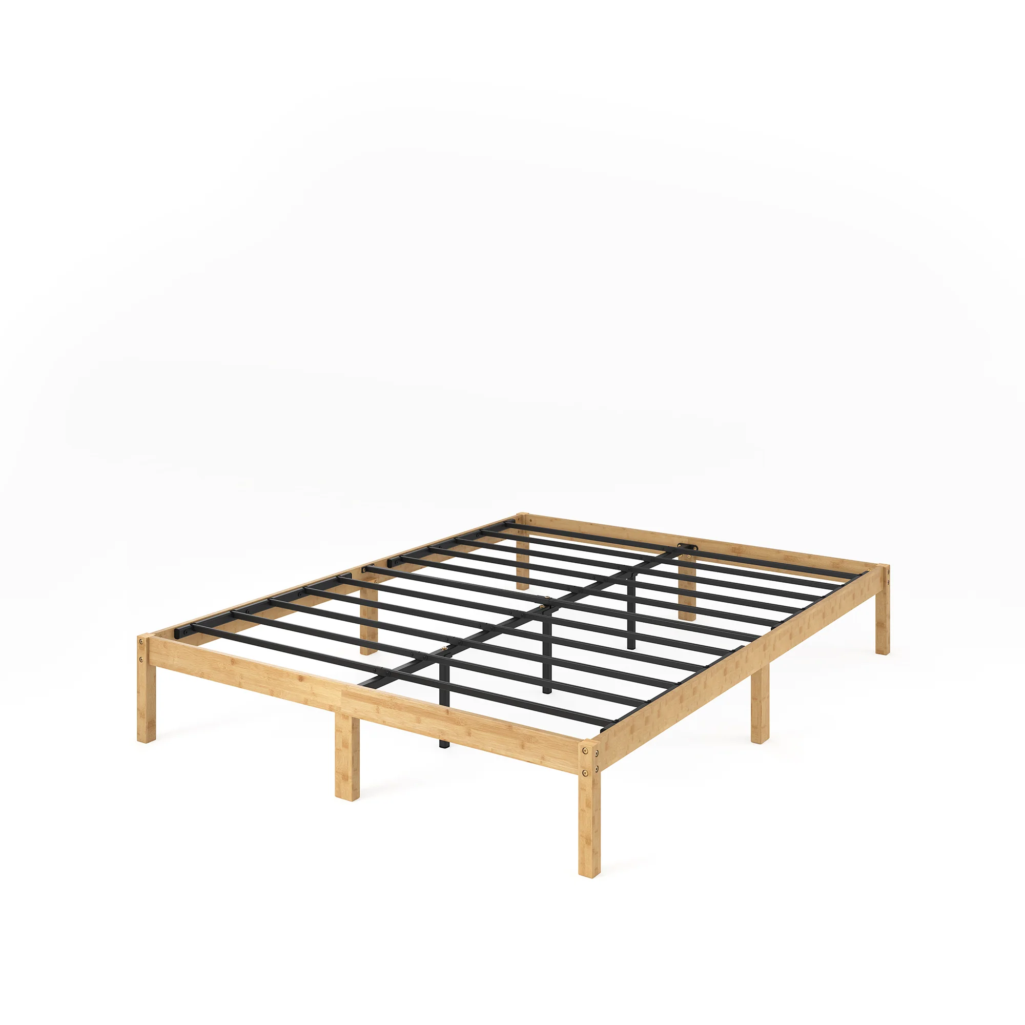 Moiz Bamboo Wood Bed Base - Image 3