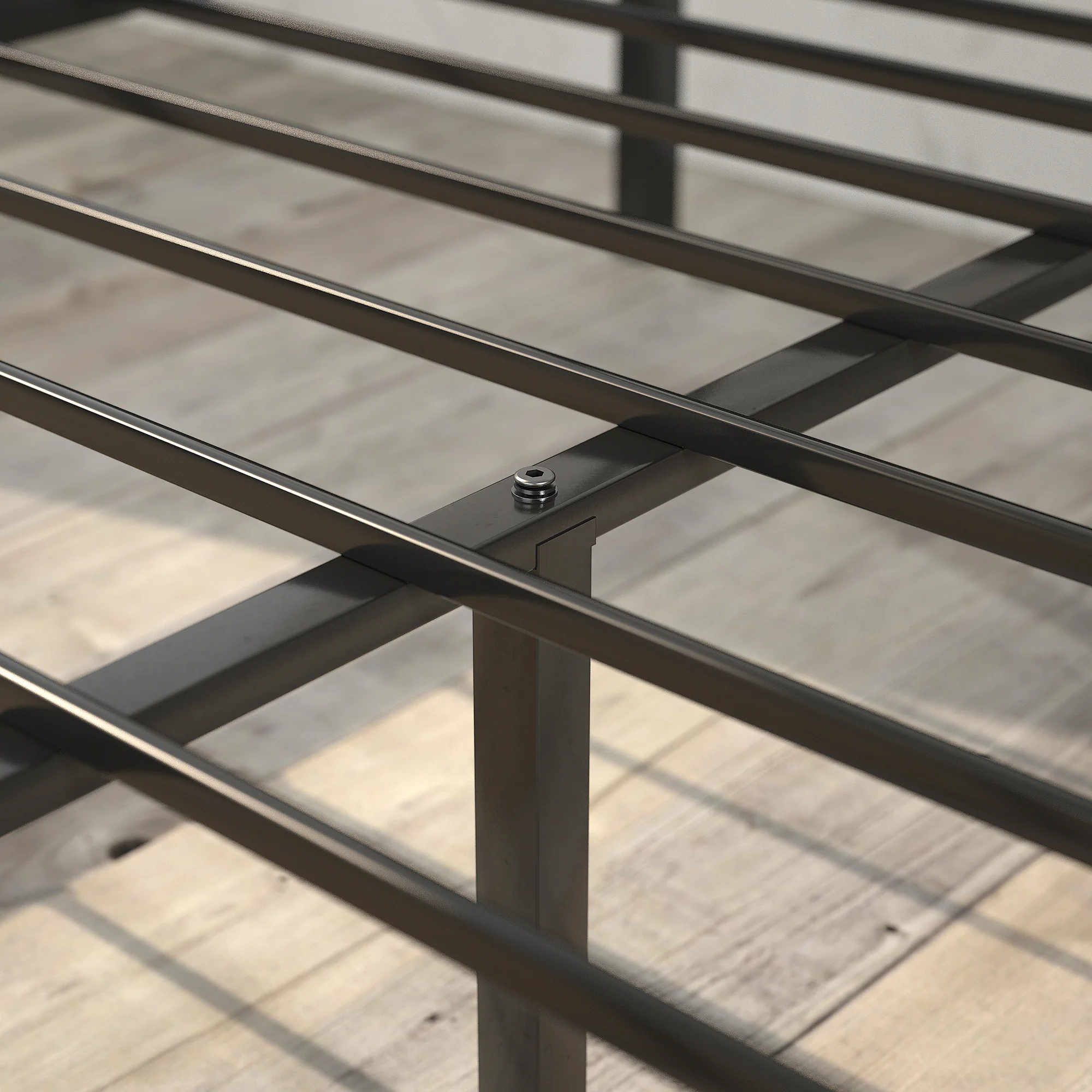 Patricia Metal Canopy Bed Frame - Black - Image 4