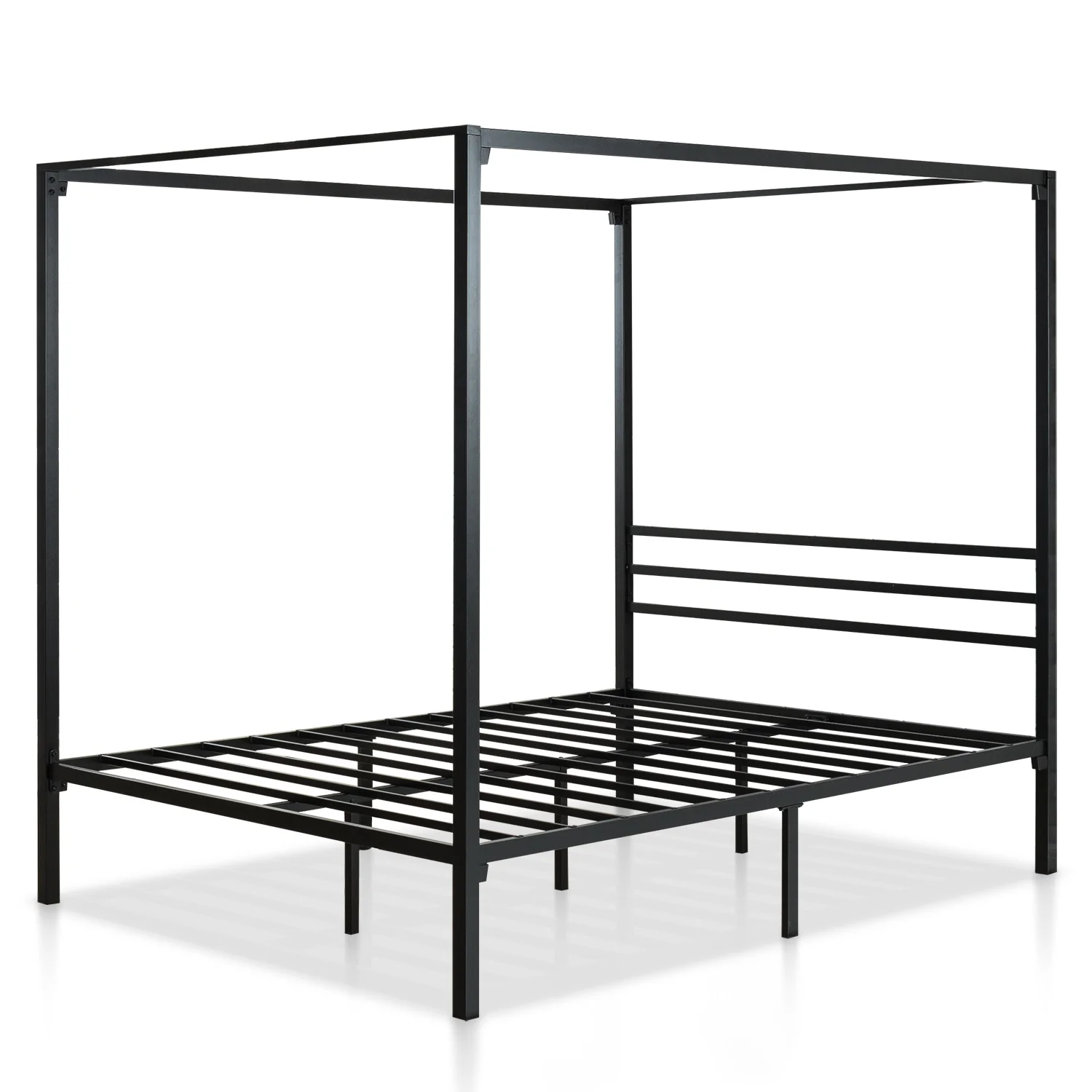 Patricia Metal Canopy Bed Frame - Black - Image 6