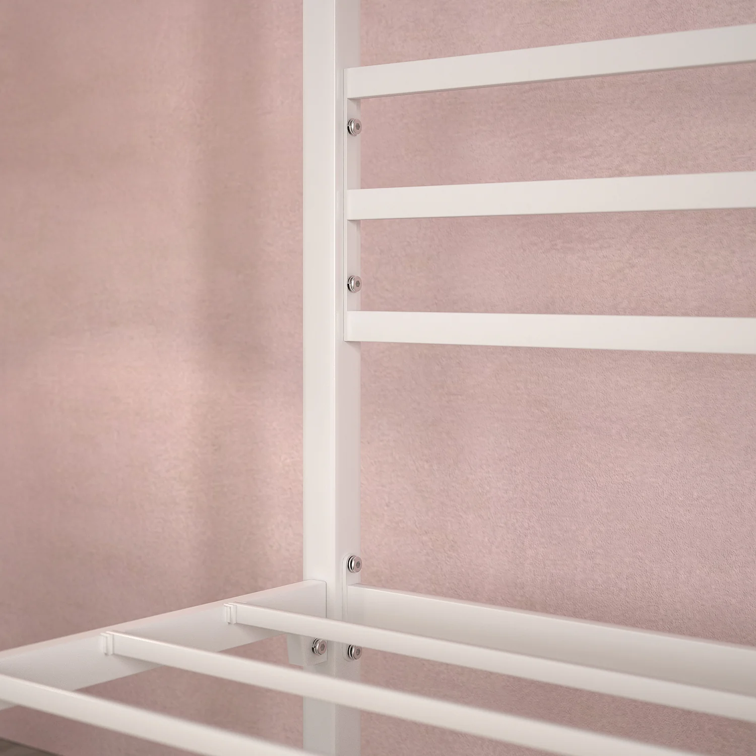 Patricia Metal Canopy Bed Frame - White - Image 5