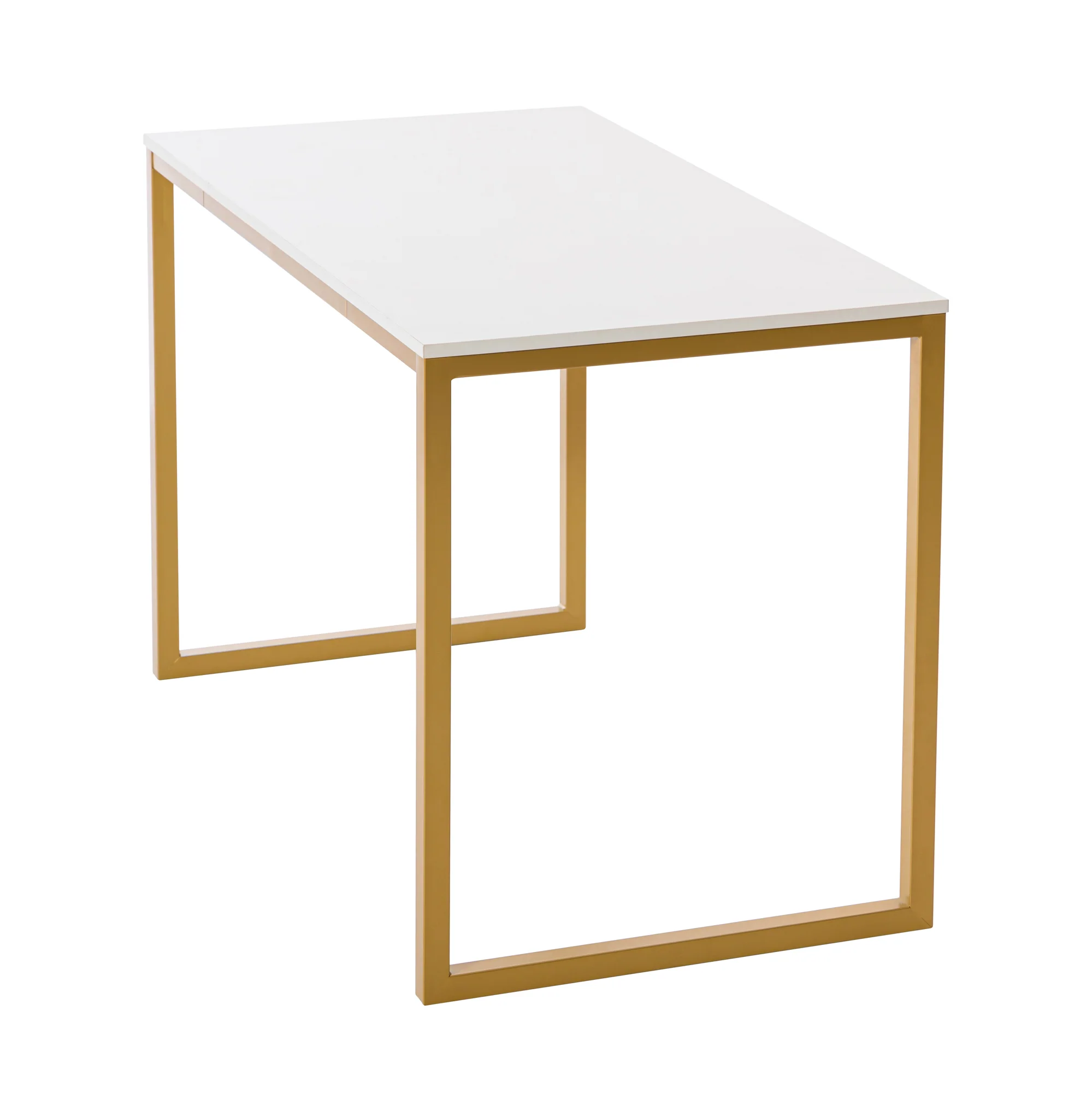 Soho Gold Modern Studio Office Desk - 140cm - Image 6