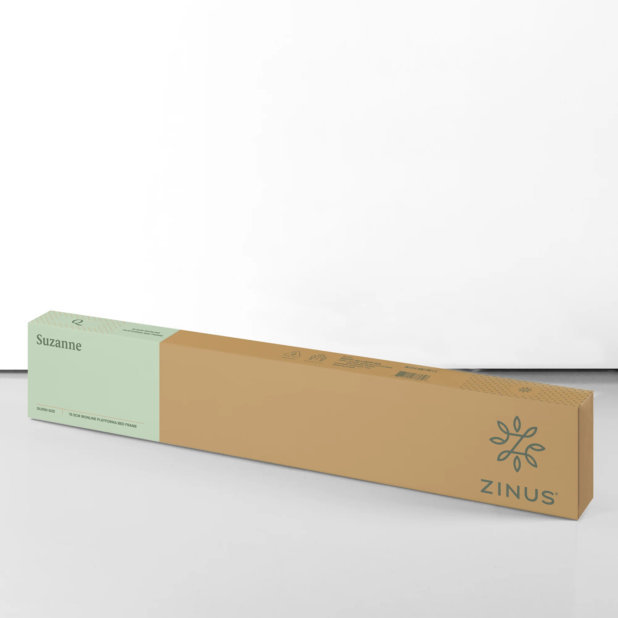 Suzanne Ironline Metal & Wood Bed Base Low Height - 15cm - Image 10