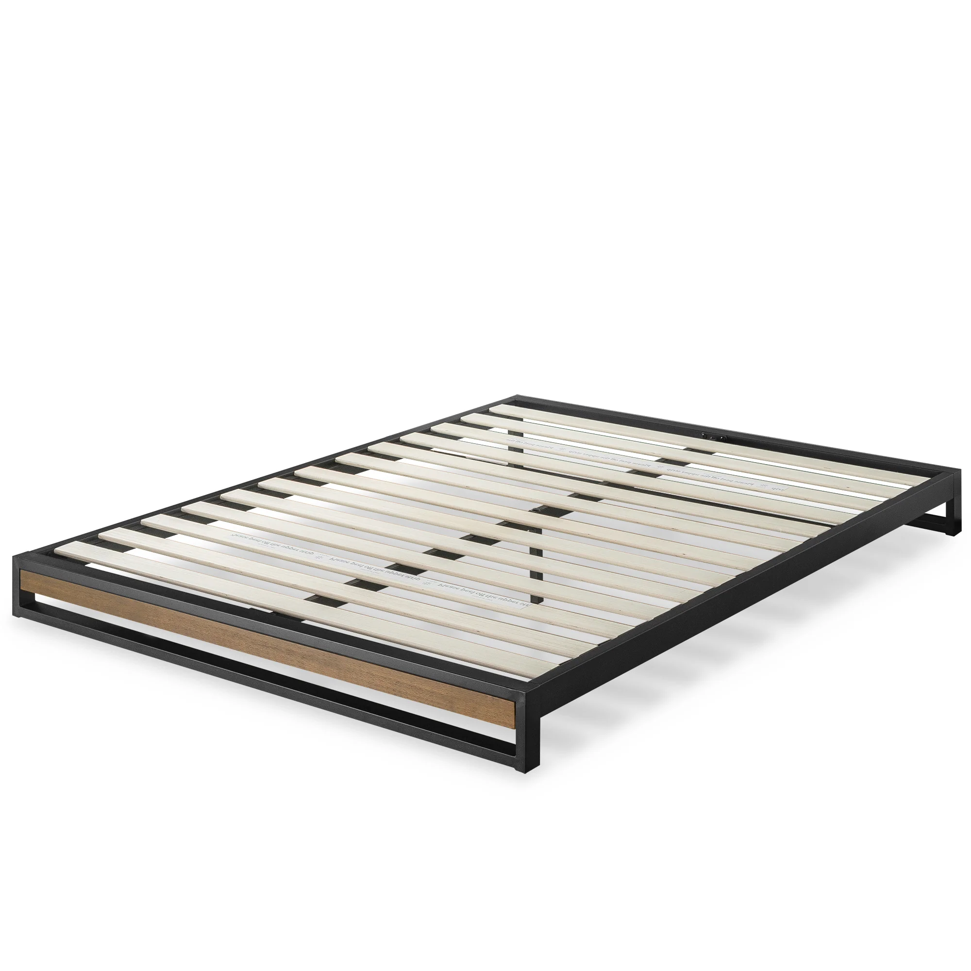 Suzanne Ironline Metal & Wood Bed Base Low Height - 15cm - Image 5