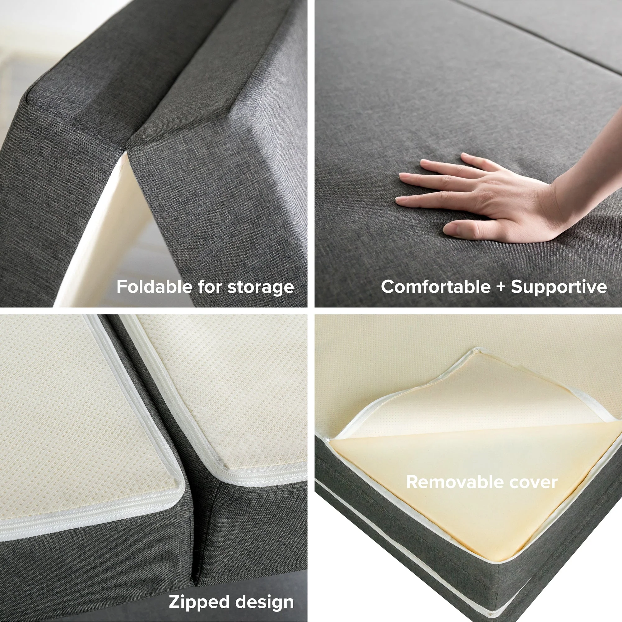 Trifold 10cm Folding Foam Mattress - Image 4