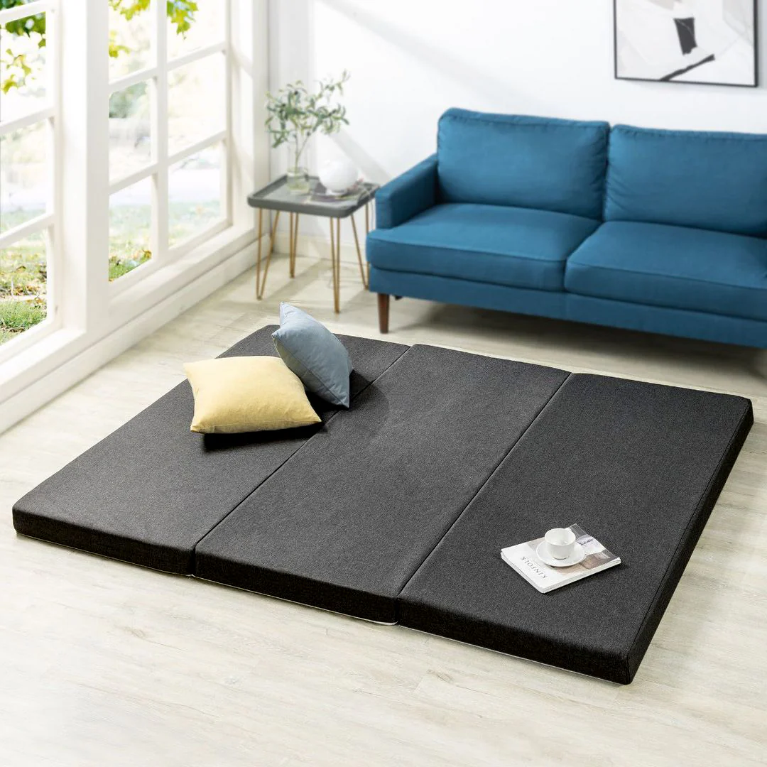 Trifold 10cm Folding Viscolatex Foam Mattress (with Carry Bag) - Image 3