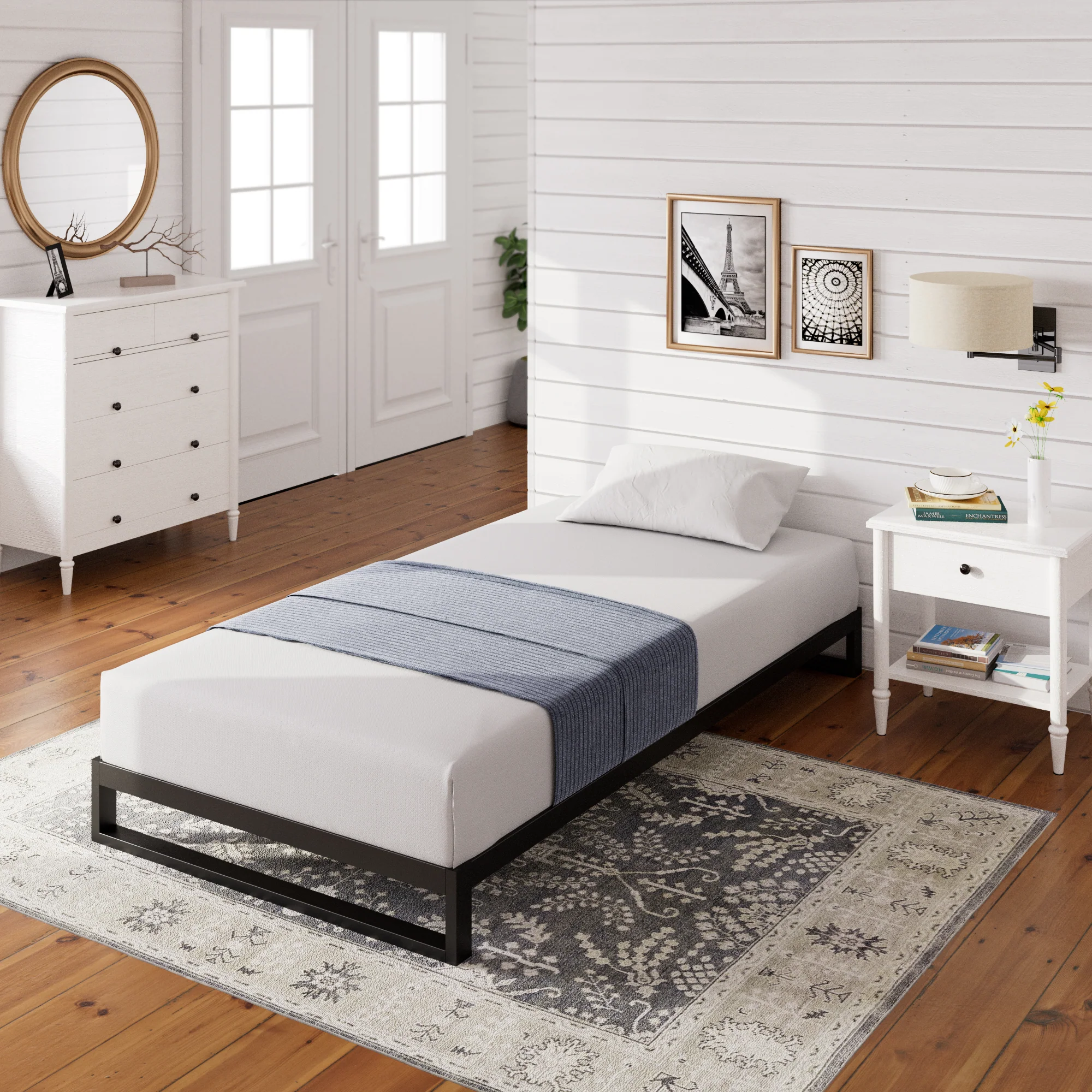 Trisha Thick Heavy Duty Metal Bed Base - Image 4