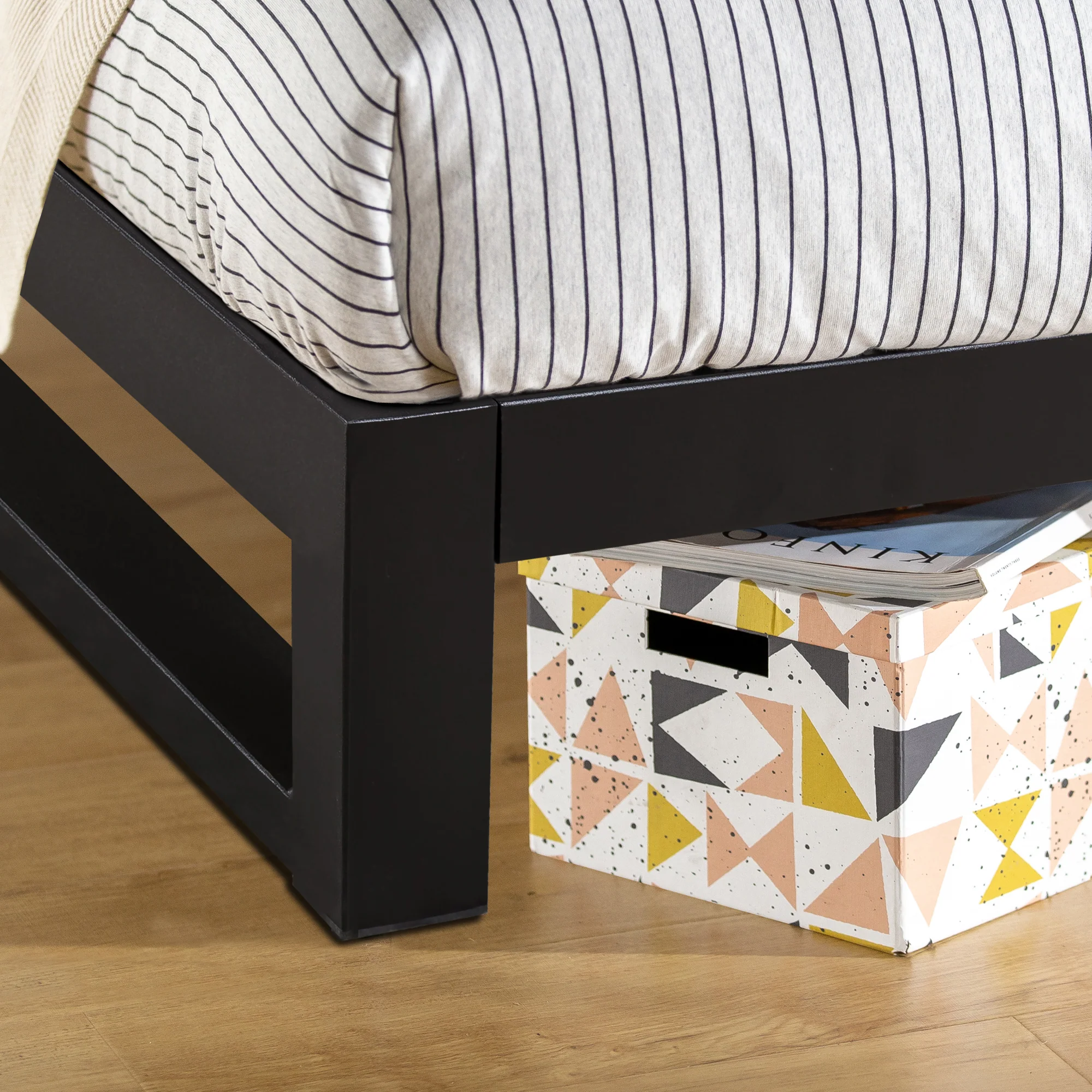 Trisha Thick Heavy Duty Metal Bed Base - Image 9